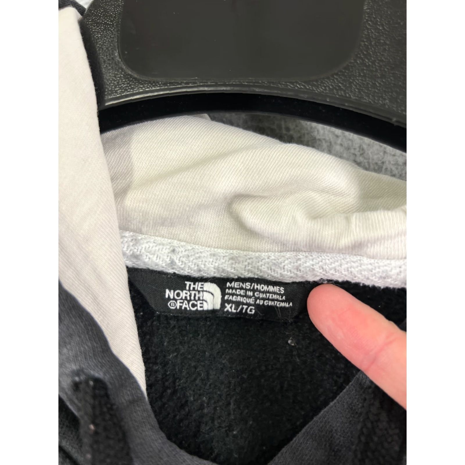 The North Face The North Face Sweat er Men XL Black Polyester Jersey Pullover Hoodie Crew Neck Regular Fit Hooded Pockets Logo Embroidered Men’s Sweater, Read Size US XL / EU 56 / 4 - 7 Thumbnail