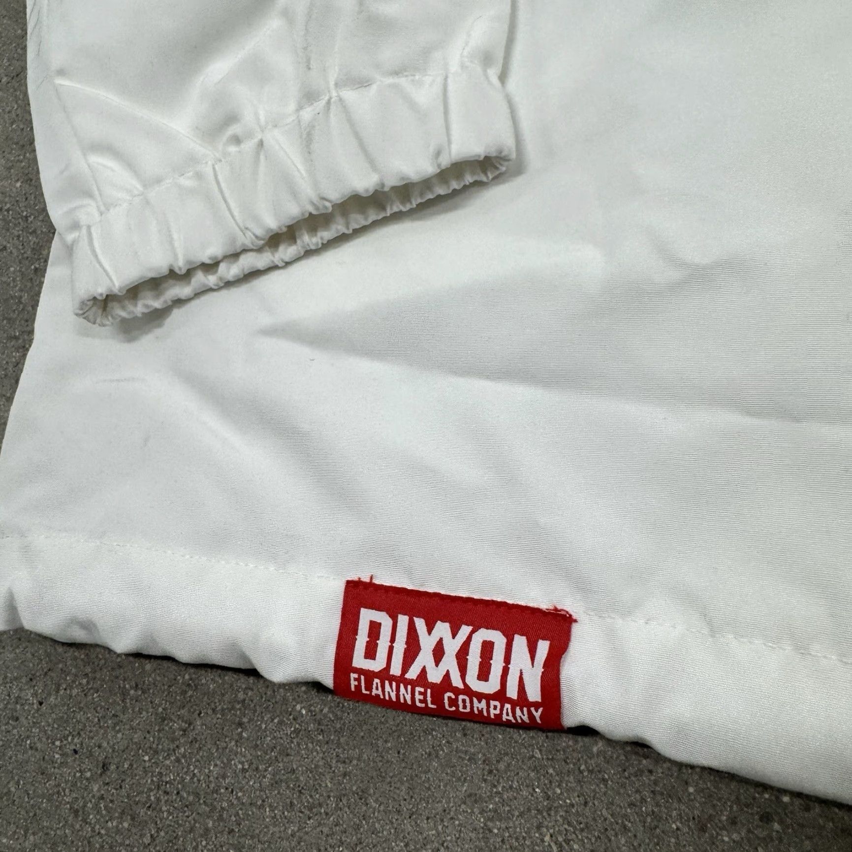 Vintage DIXXON Ground Up Custom Jacket WHITE Button Snap Windbreaker Mens L Size US L / EU 52-54 / 3 - 2 Thumbnail