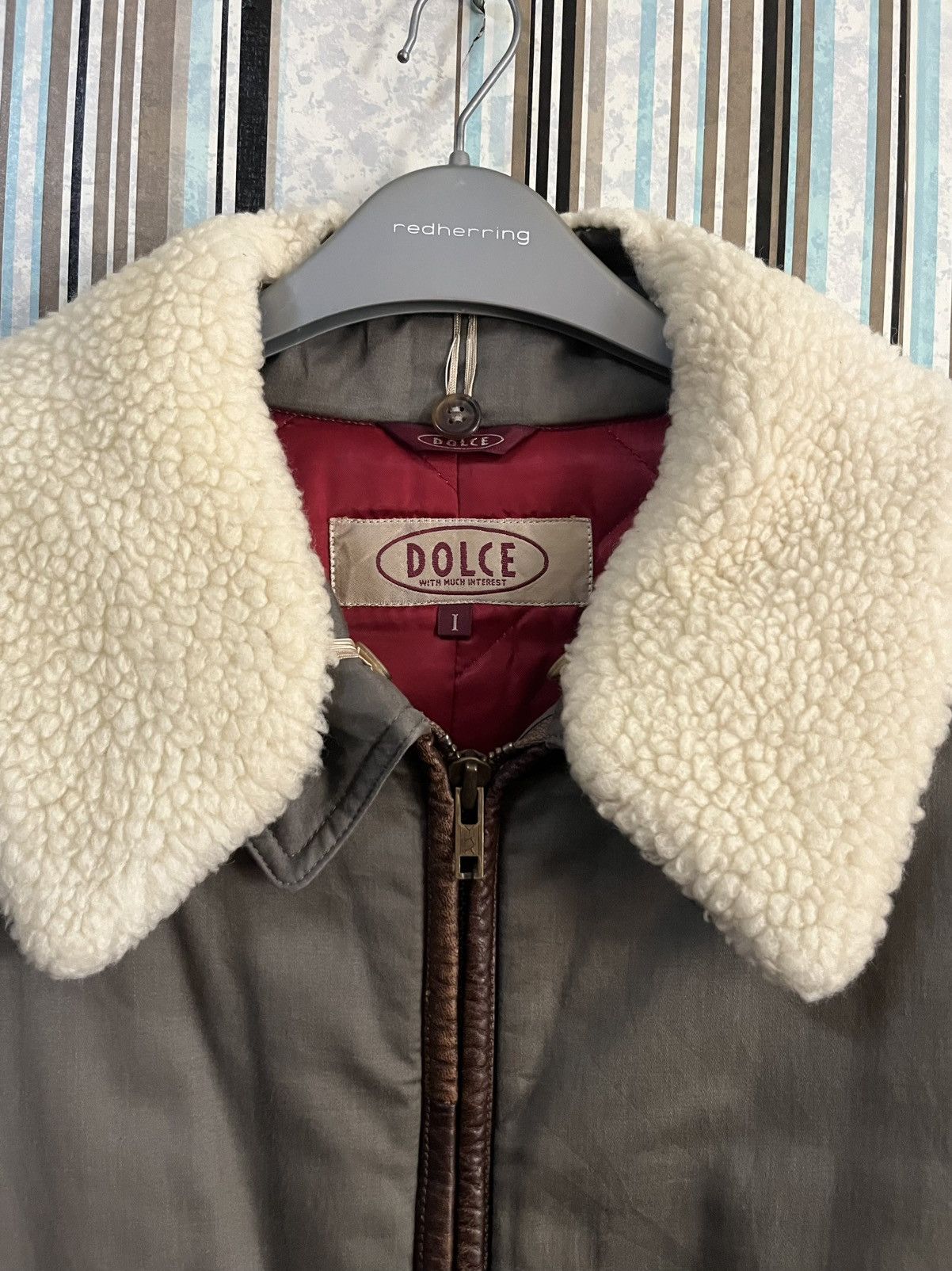 Japanese Brand 1980s UNCLE DOLCE G-1 panel leather #H2 Size US L / EU 52-54 / 3 - 7 Thumbnail