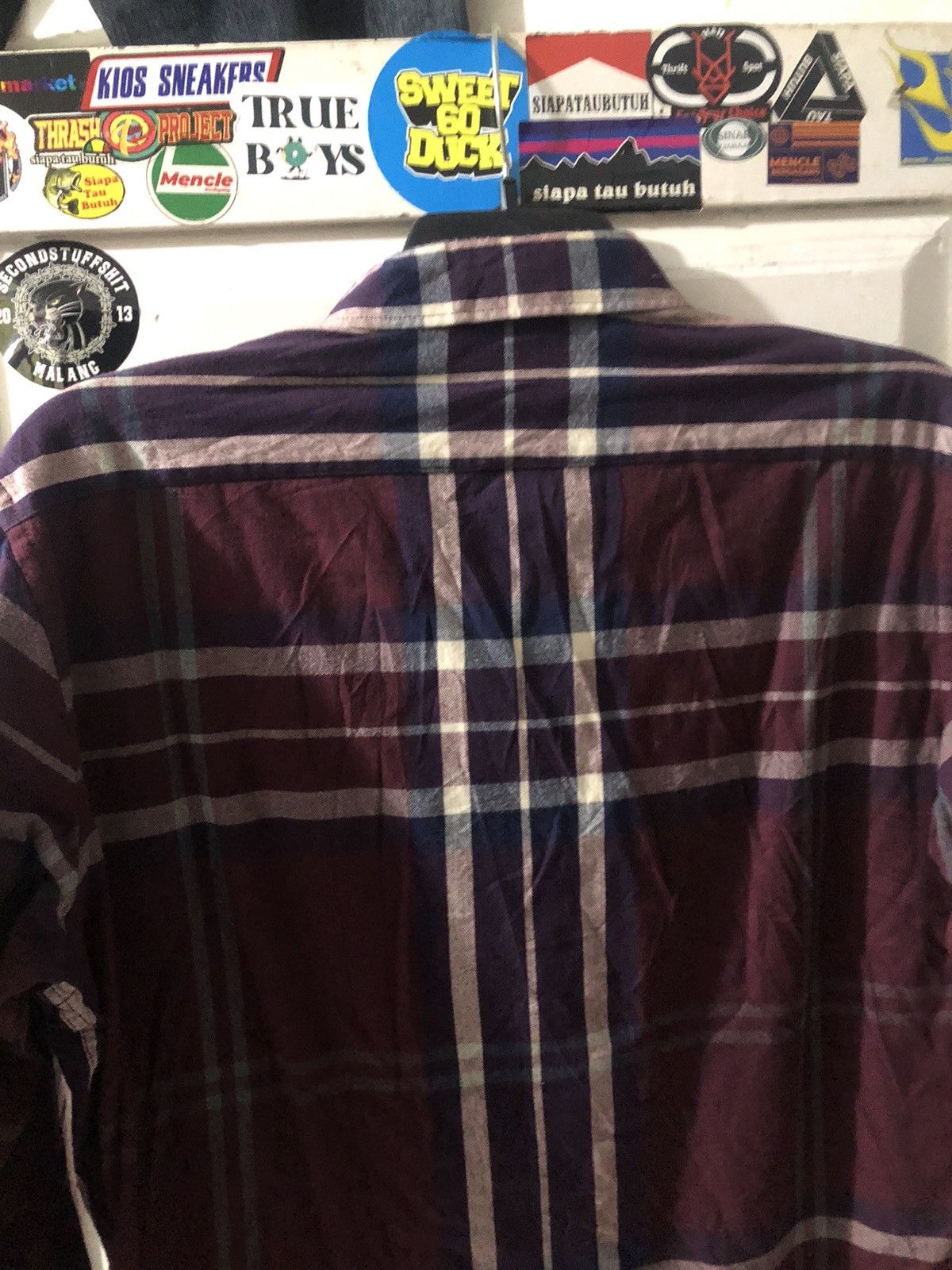 Flannel × Vintage FLANNEL x BEANPOLE REDWINE Size US L / EU 52-54 / 3 - 10 Thumbnail