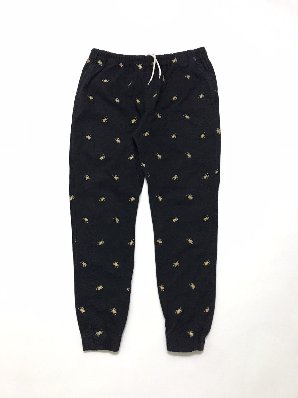 image of Supreme Fw16 Embroidered Spider Pants in Black, Men's (Size 32)