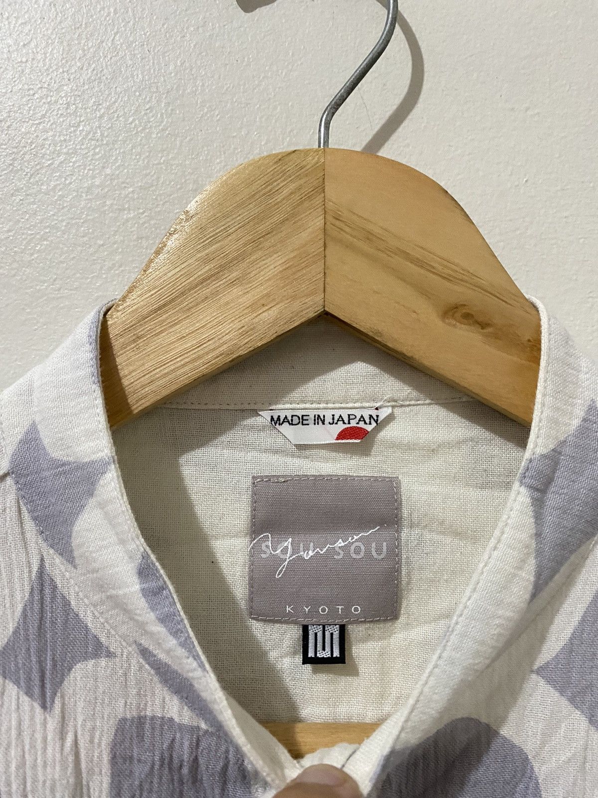 SOU SOU Sou Sou Stand Collar Buttondown Polo Size US M / EU 48-50 / 2 - 6 Thumbnail