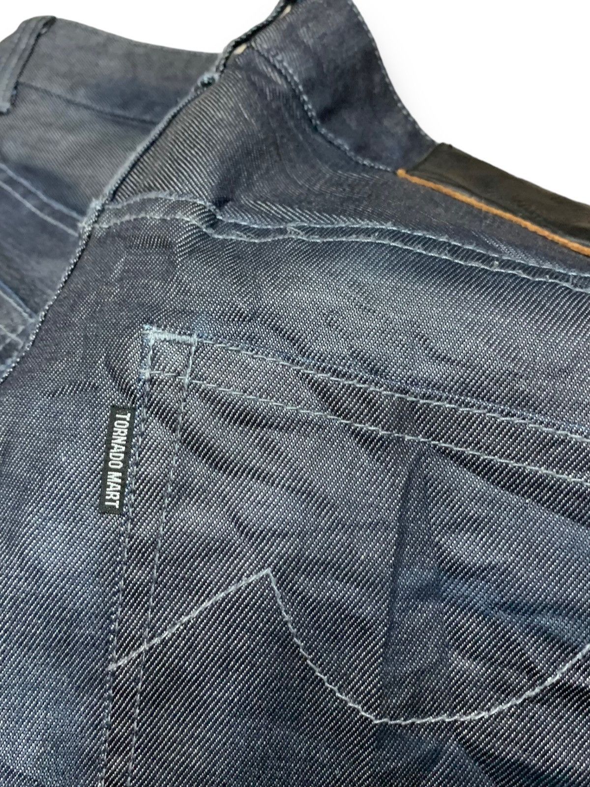 Japanese Brand × Tornado Mart VINTAGE TORNADO MART WAX COAT JAPANESE BRAND JEANS DENIM Size US 33 - 4 Thumbnail