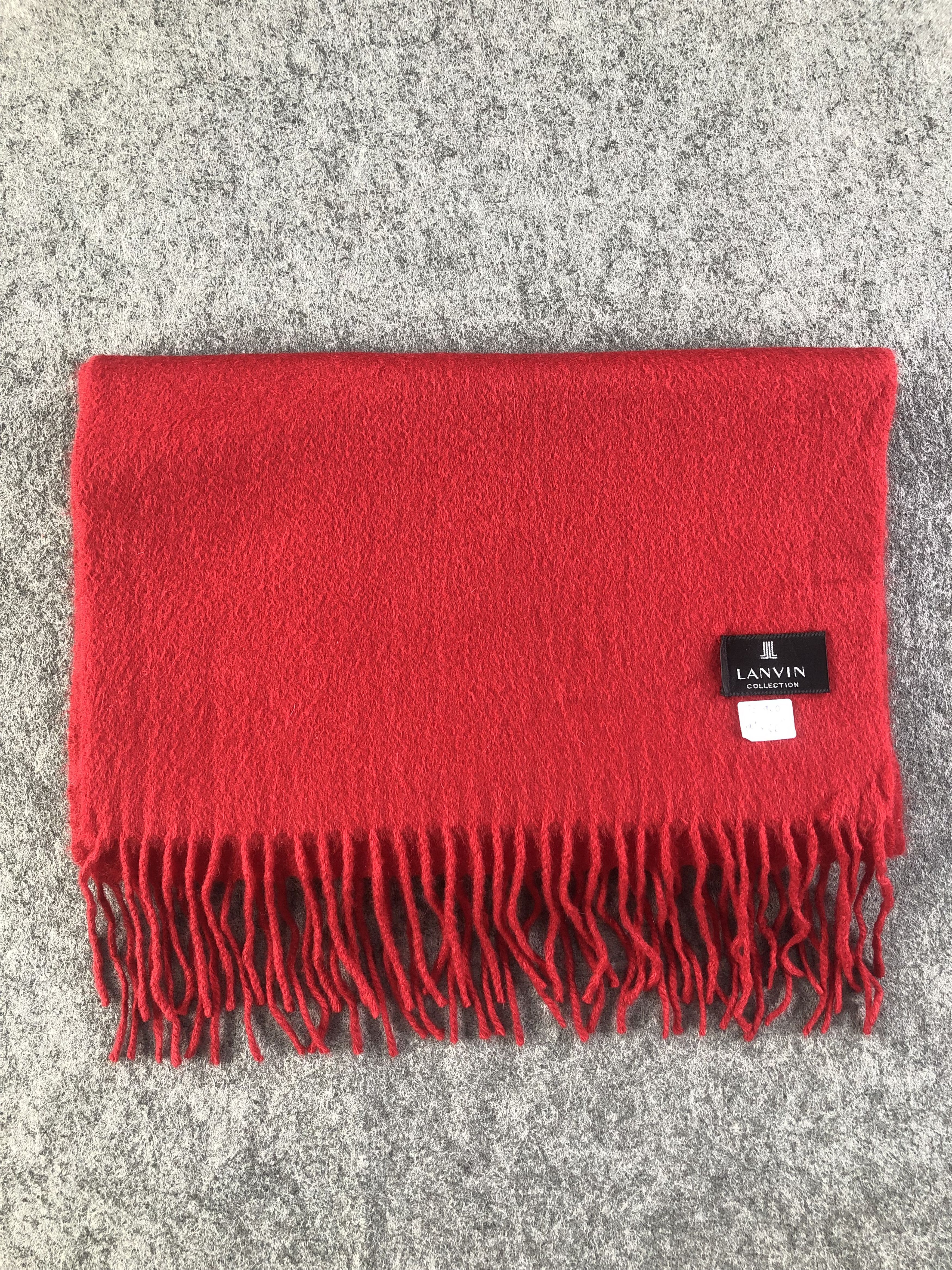 Lanvin Lanvin Cashmere Scarf / Muffler / Neckwear Size ONE SIZE - 7 Thumbnail