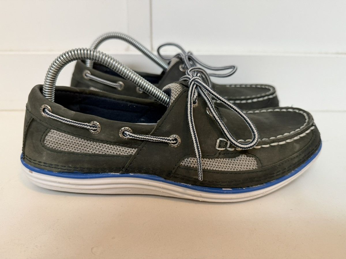 Sperry Sperry Top Sider Navy Leather Two Eye Boat Shoe Loafers Size US 8 / EU 41 - 1 Thumbnail