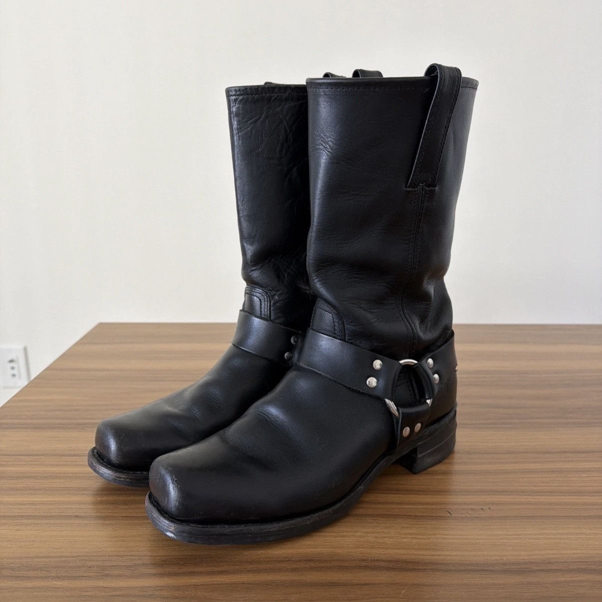 Frye Frye Tyler Harness Engineer Boots Mens Size 12 Black  display picture 2