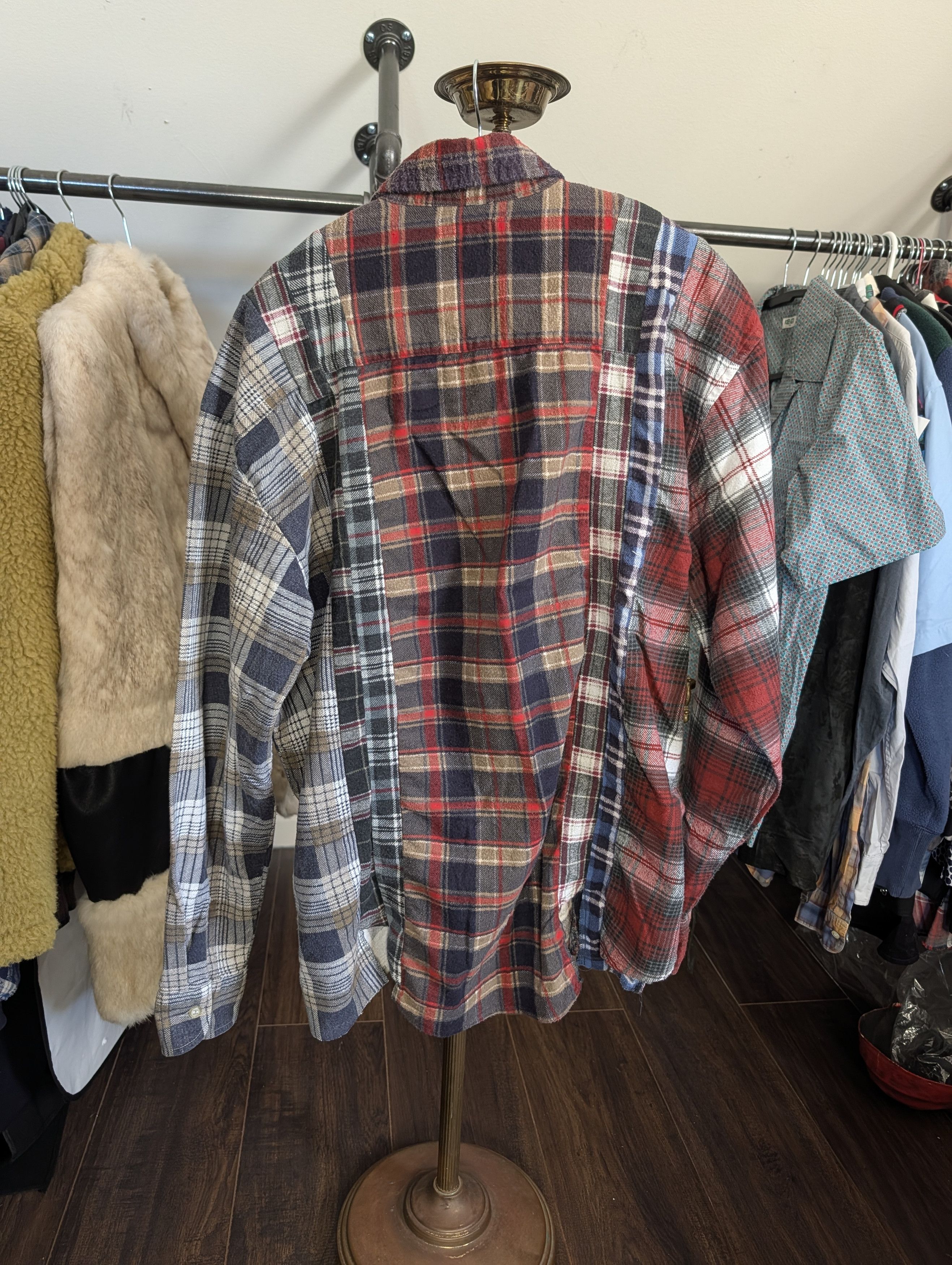 Needles REBUILD BY NEEDLES 1/1 Patchwork Flannel Shirt M Size US M / EU 48-50 / 2 - 9 Thumbnail