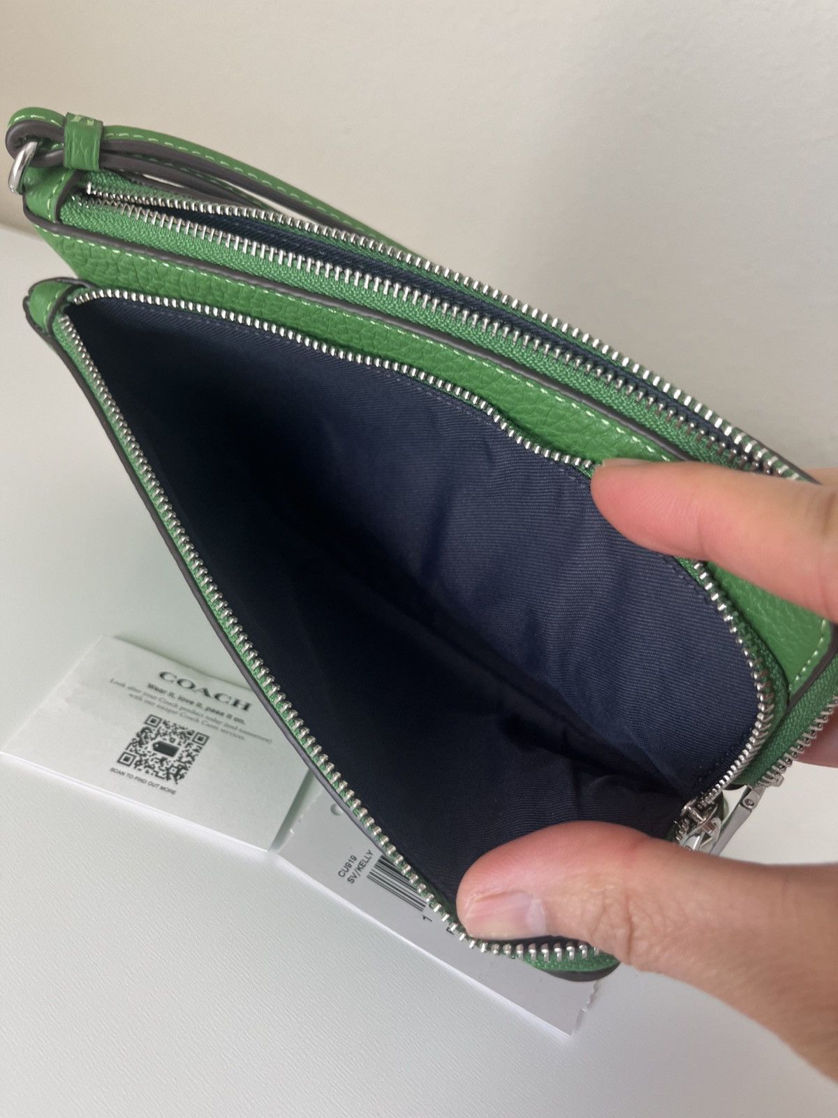 Coach Coach Large Double Zip Wristlet Size ONE SIZE - 7 Thumbnail