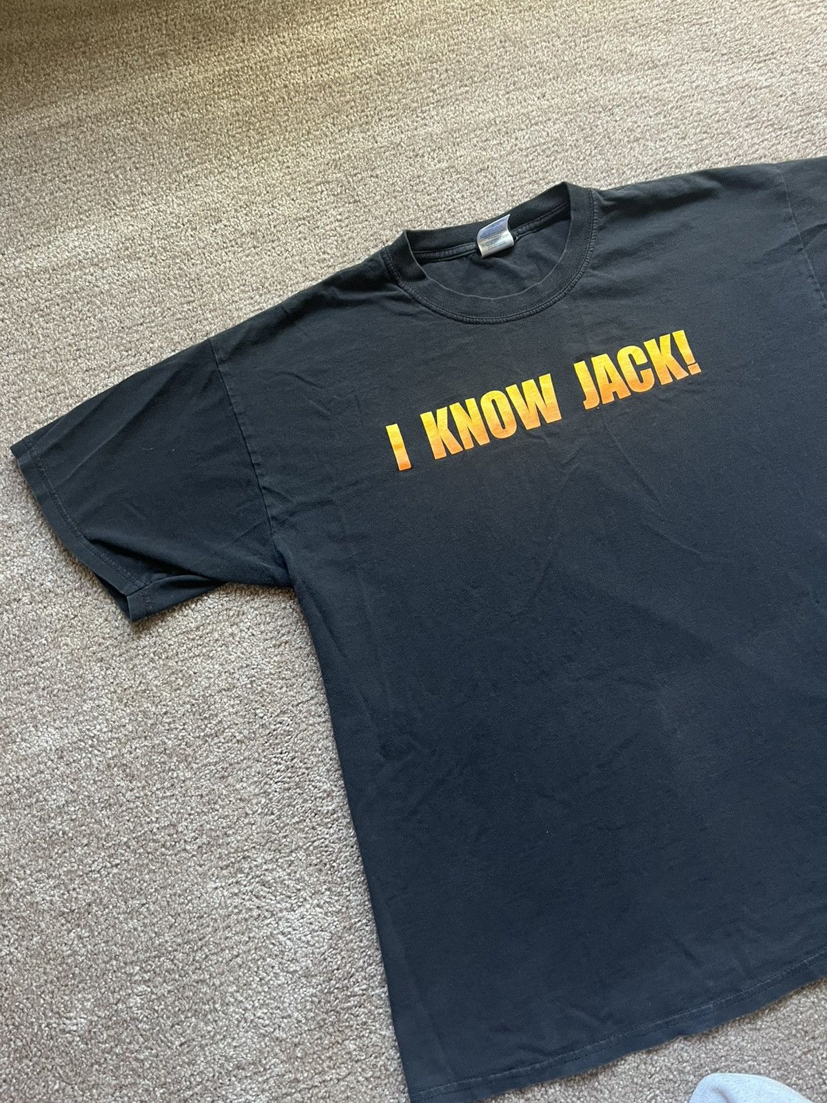 Vintage VTG 00’s / Y2K Jack Daniel’s Whiskey Faded Black Tee Size US XL / EU 56 / 4 - 3 Thumbnail