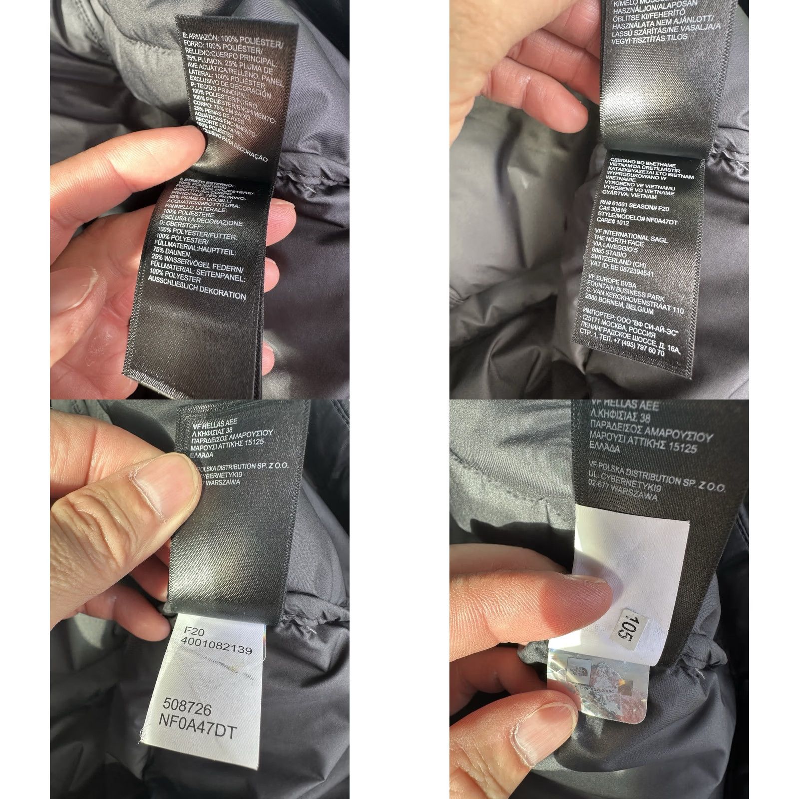 The North Face VINTAGE The North Face Puffer Vest 550 Goose Down Black Sleeveless Zip Up Mens Size L Size US L / EU 52-54 / 3 - 9 Thumbnail