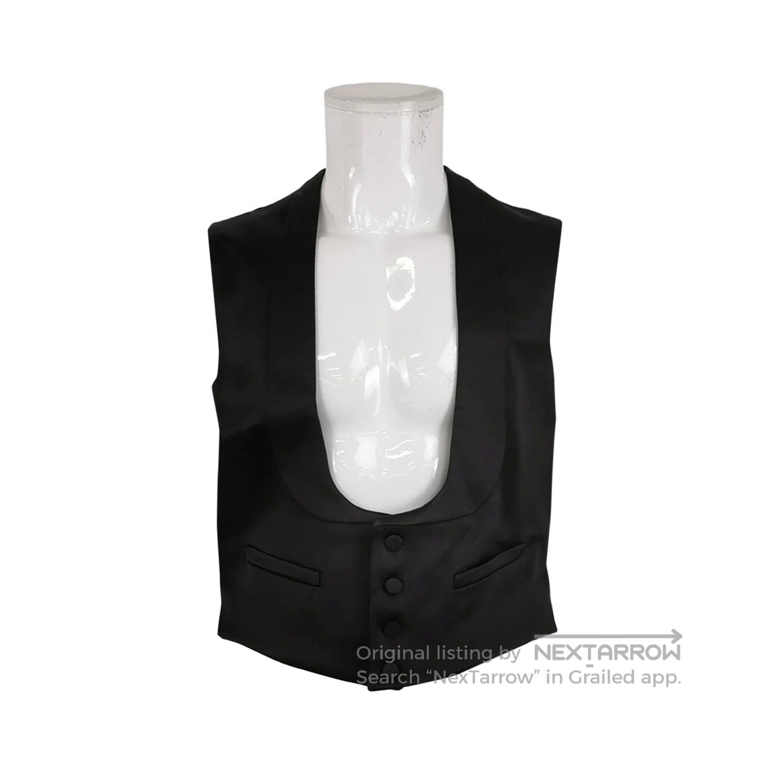 Gucci Gucci Silk Blend Double G Logo Vest M. Size US M / EU 48-50 / 2 - 4 Thumbnail