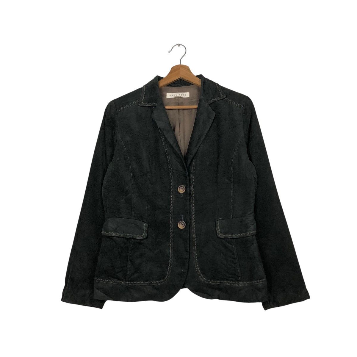 Japanese Brand 📌Vintage Chore Cropped Jacket Sept Fois Issey Miyake Size US M / EU 48-50 / 2 - 2 Thumbnail