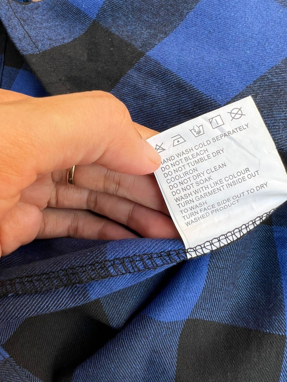 Anti Social Social Club Anti social social Club blue checker plaid Blue Colour Size US S / EU 44-46 / 1 - 11 Thumbnail