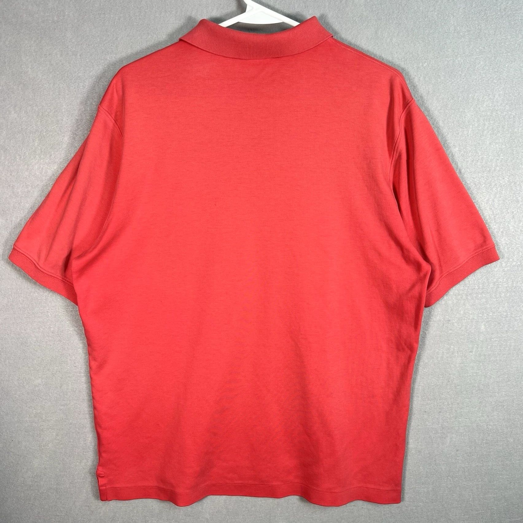 Lands' End Lands' End Polo Shirt Adult Large Pink Cotton Mens Size US L / EU 52-54 / 3 - 7 Thumbnail