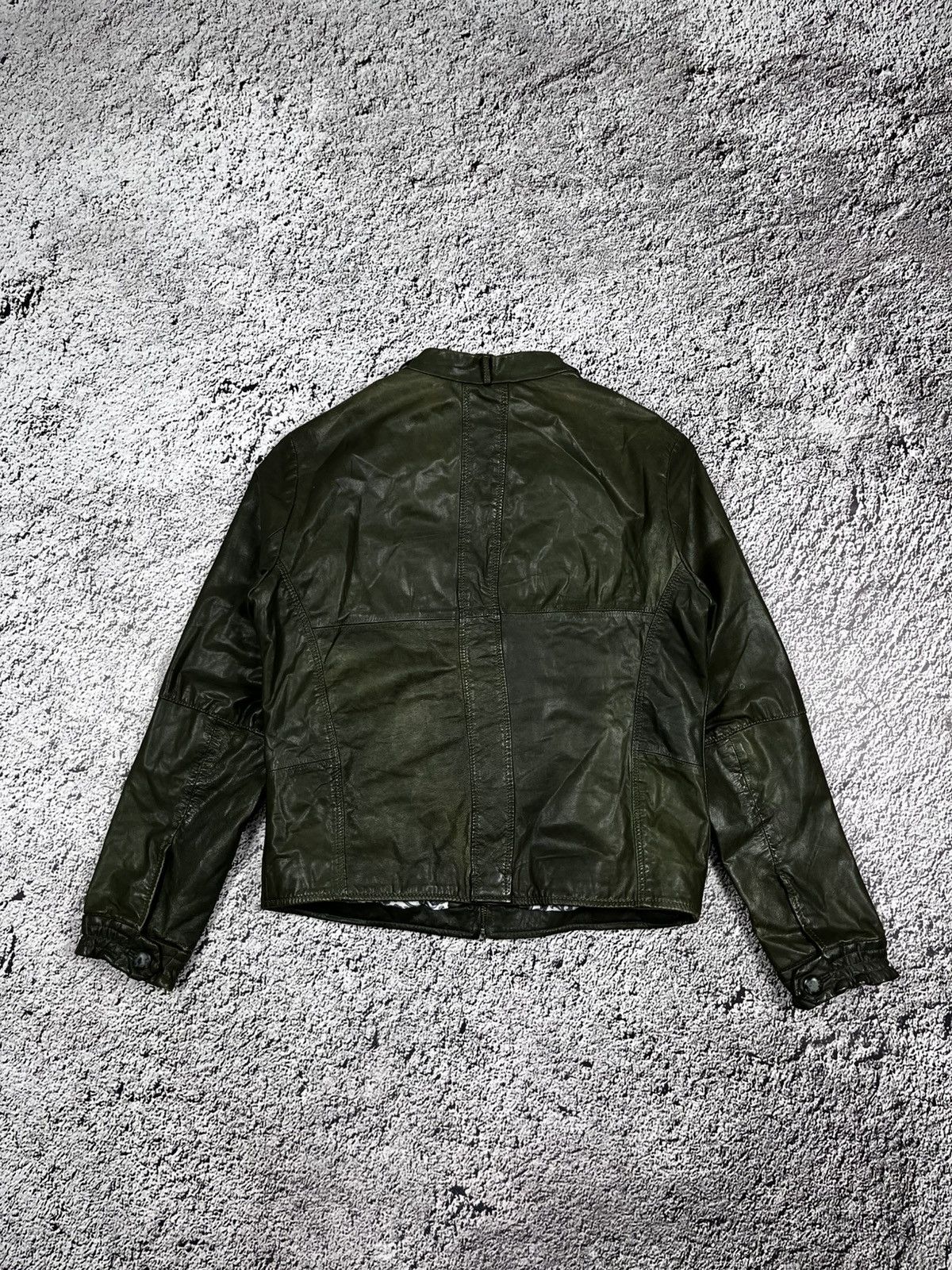 Other Vintage Y2K Leather flight jacket aviator avantgarde size 40 Size M / US 6-8 / IT 42-44 - 10 Thumbnail