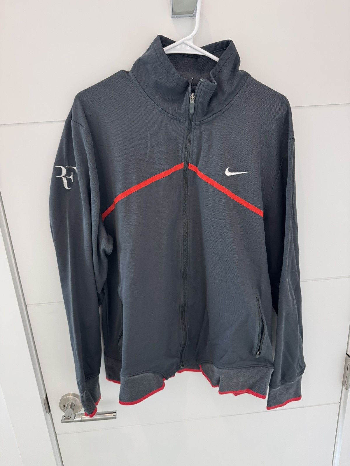 Nike Nike Roger Federer Vintage Track Jacket Size US XL / EU 56 / 4 - 1 Thumbnail