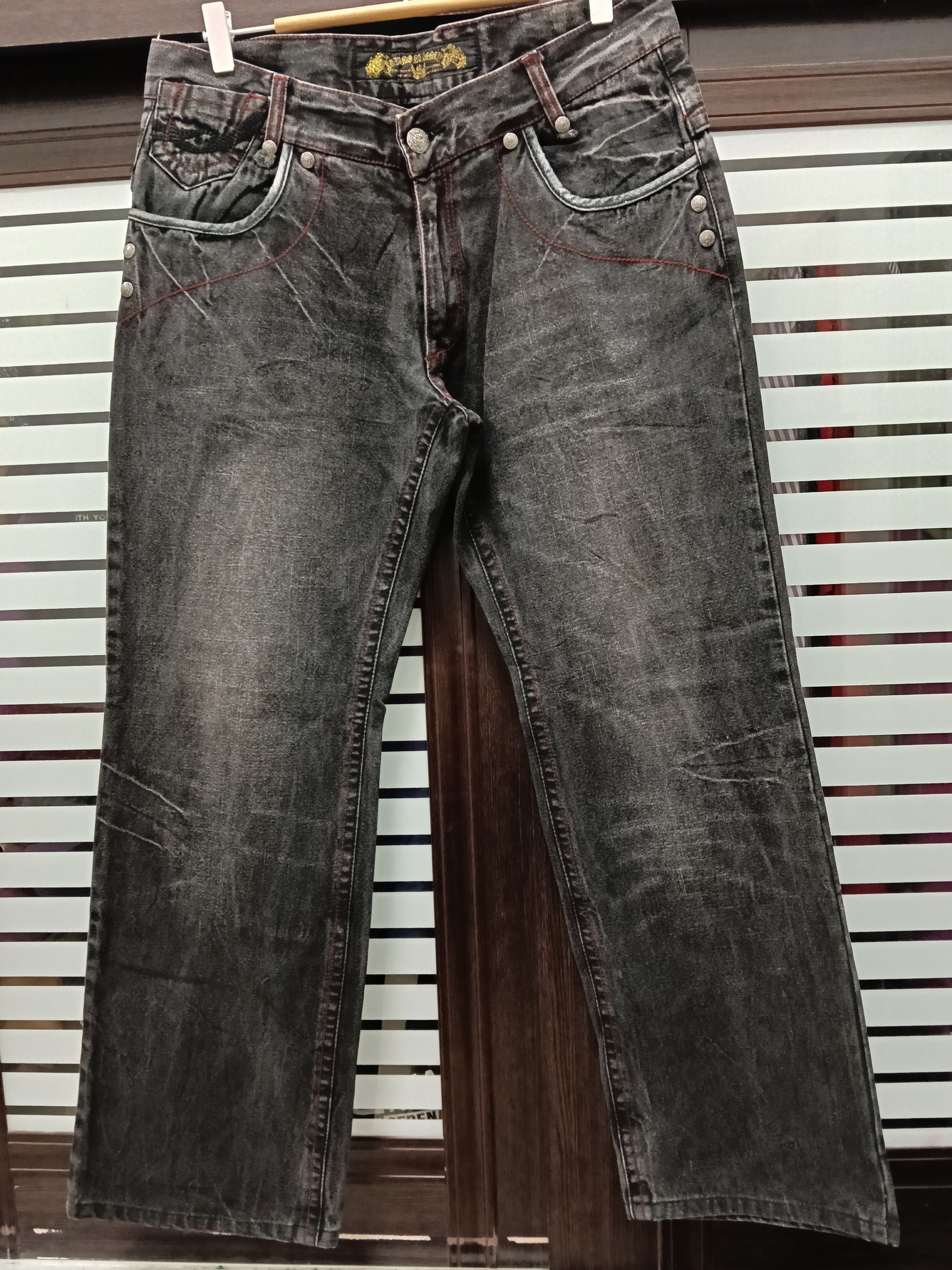 14th Addiction 💥Flared Diamond Honey Japanese Denim💥 Size US 34 / EU 50 - 3 Thumbnail