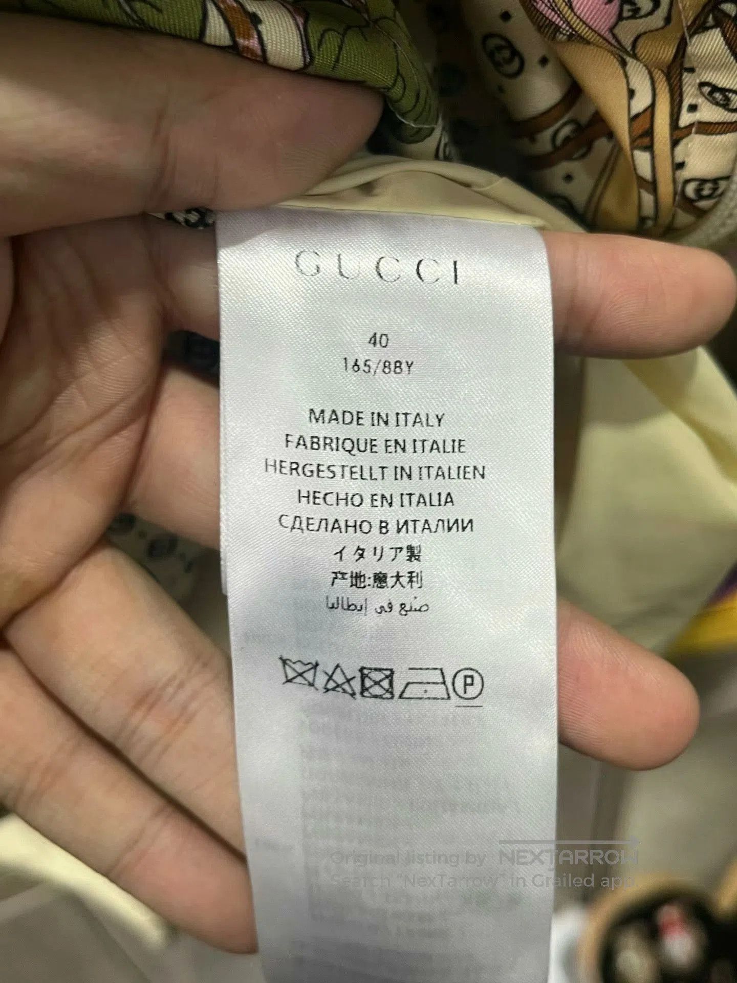Gucci floral gucci logo zip-up jacket. Size L / US 10 / IT 46 - 7 Thumbnail