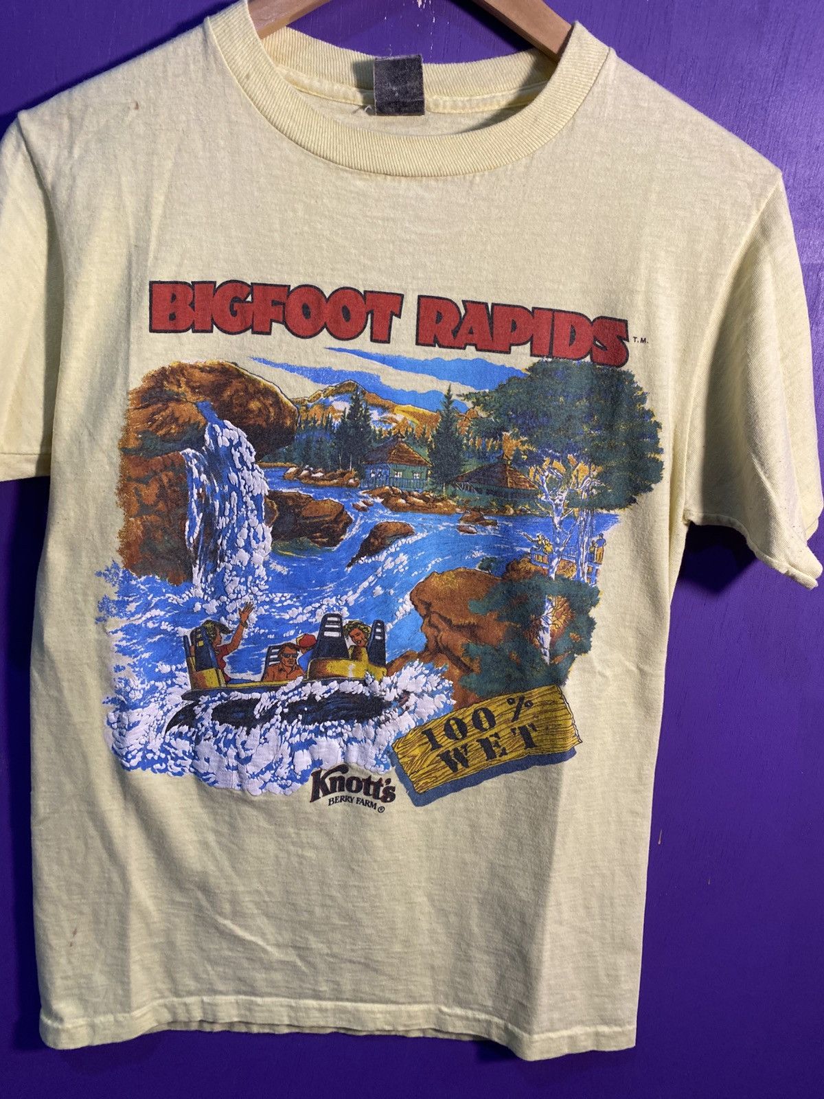 Other Vintage 80s Knots berry farm Bigfoot rapids t-shirt Size US M / EU 48-50 / 2 - 3 Thumbnail