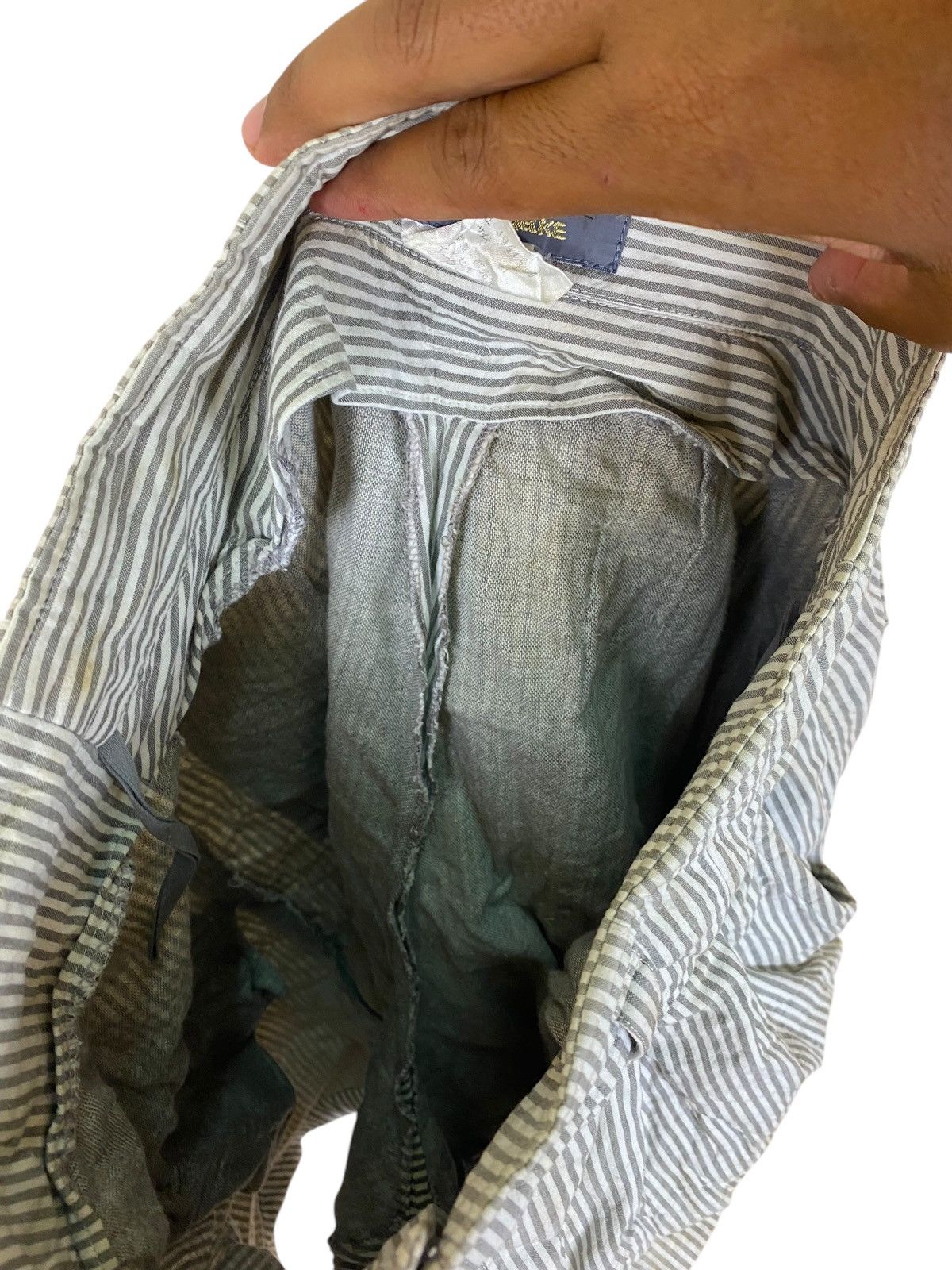 Issey Miyake Vintage Issey Miyake Hickory Short Pants Size US 27 - 11 Thumbnail