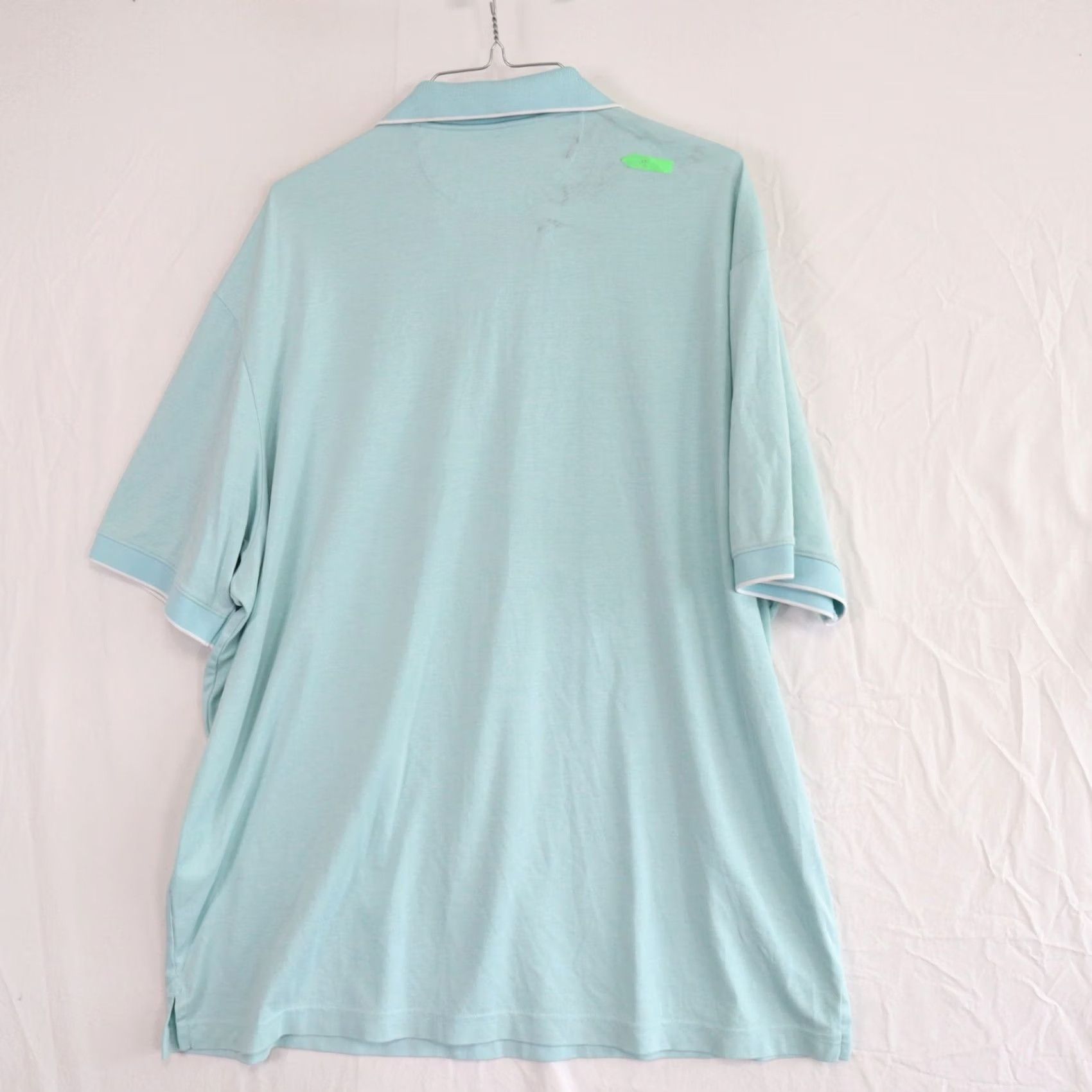 Cremieux Cremieux Polo Shirt Mens XL Golf Casual Knit Seafoam Green Short Sleeve Size US XL / EU 56 / 4 - 3 Thumbnail