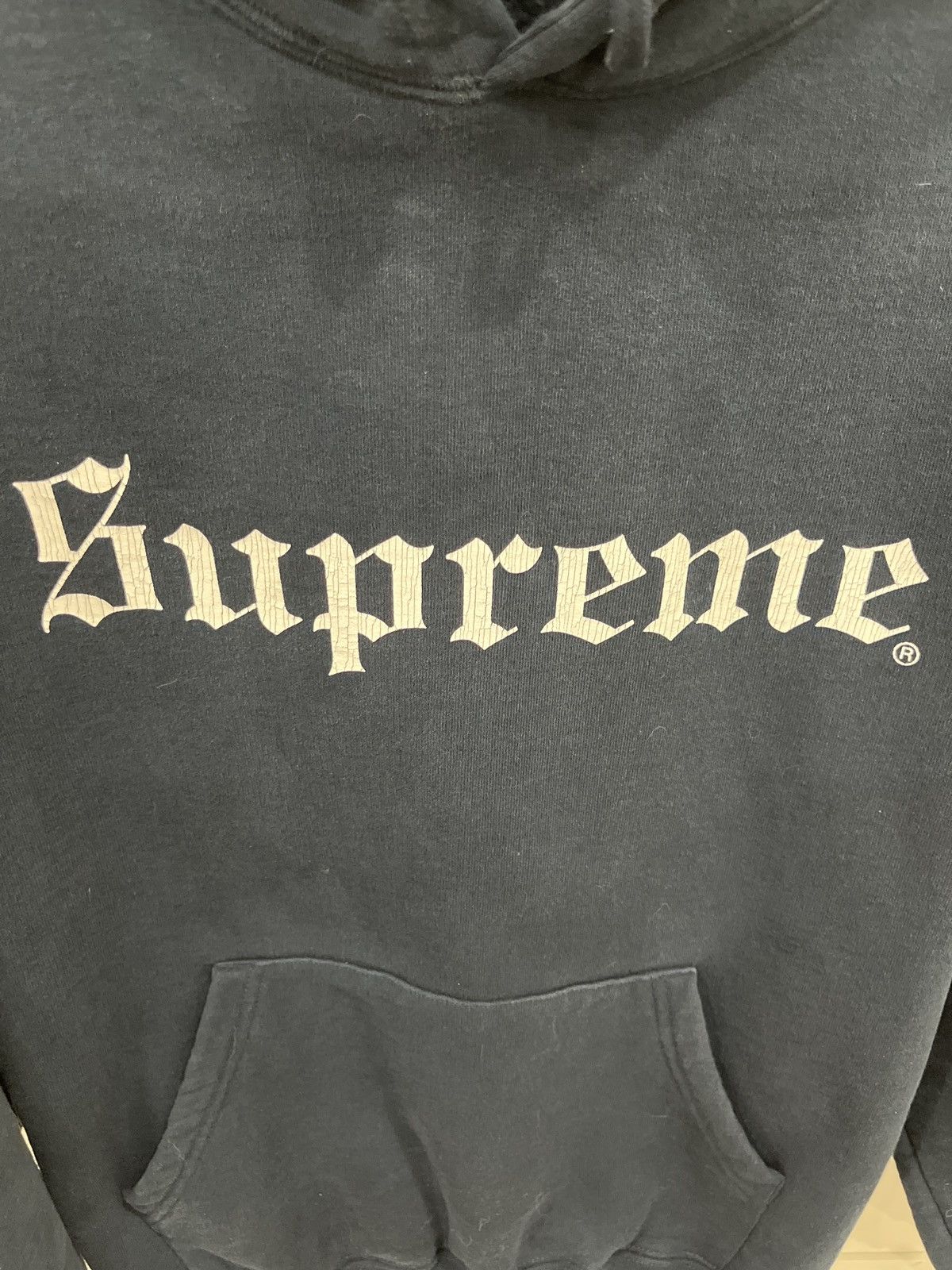 Supreme Supreme Navy Hoodie Size US M / EU 48-50 / 2 - 3 Thumbnail