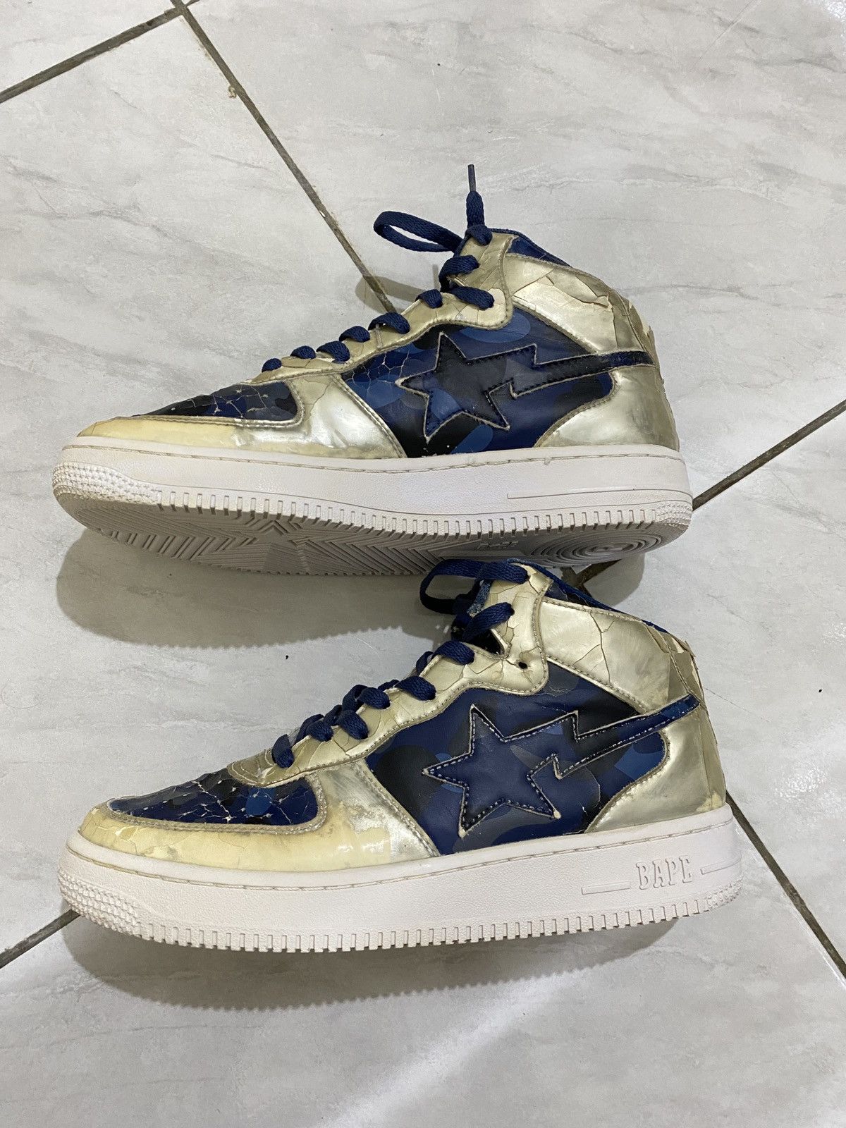 Bape Bapesta Hi Size US 8.5 / EU 41-42 - 4 Thumbnail