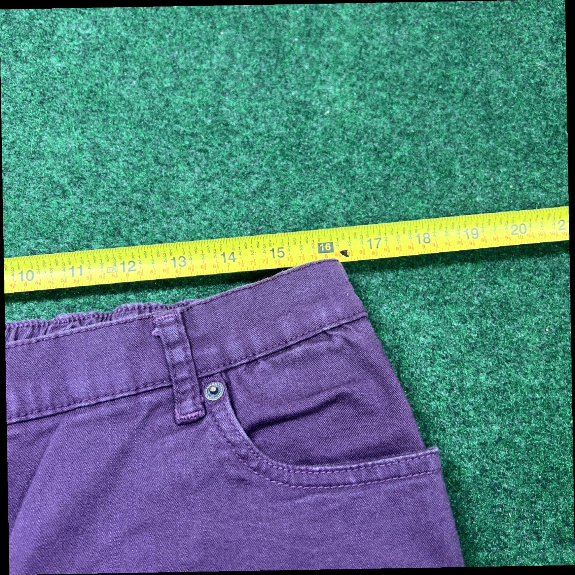 Gloria Vanderbilt Gloria Vanderbilt Women's Size 16W Purple Pants 32" Waist Size 38" / US 16 / IT 52 - 5 Thumbnail