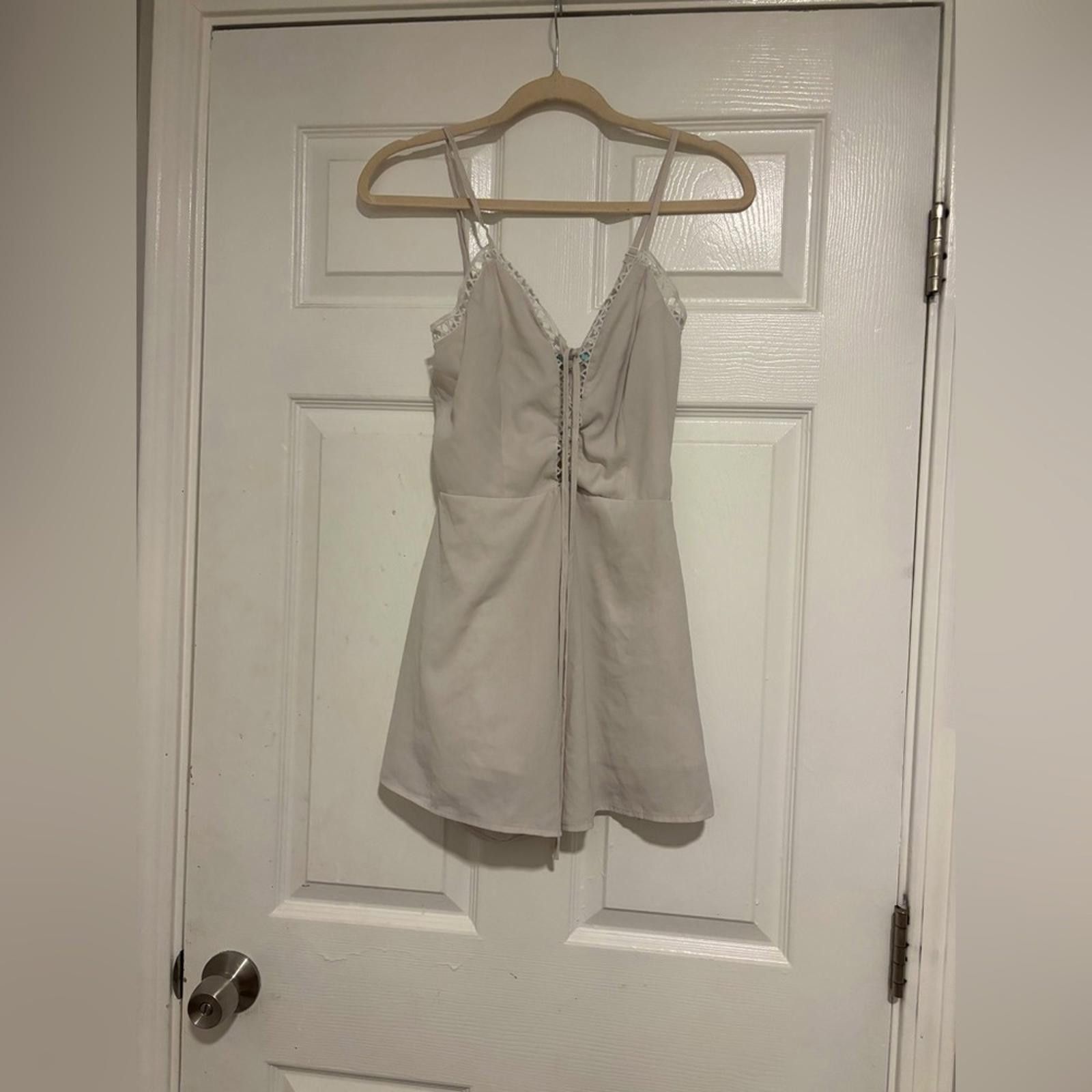 Other She and Sky Elegant White Sleeveless jumper Size 28" / US 6 / IT 42 - 1 Thumbnail