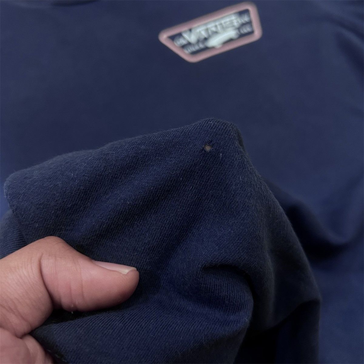 Vans Vans Off The Wall Blue Logo Skate Skateboard Tshirt Size US M / EU 48-50 / 2 - 6 Thumbnail