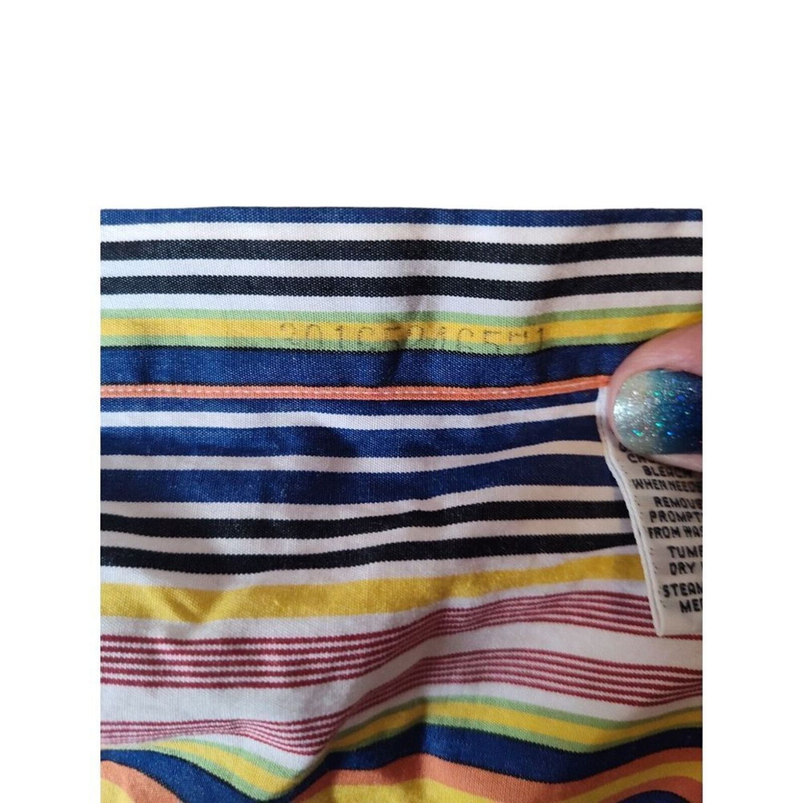 Polo Ralph Lauren VTG 90s Polo Ralph Lauren Men's Colorblock Striped Large Size US L / EU 52-54 / 3 - 13 Thumbnail