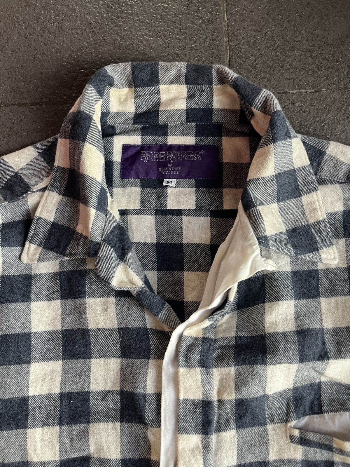 Nepenthes Nepenthes Checkered Flannel B/D Gingham Shirt Japan Size US M / EU 48-50 / 2 - 9 Thumbnail