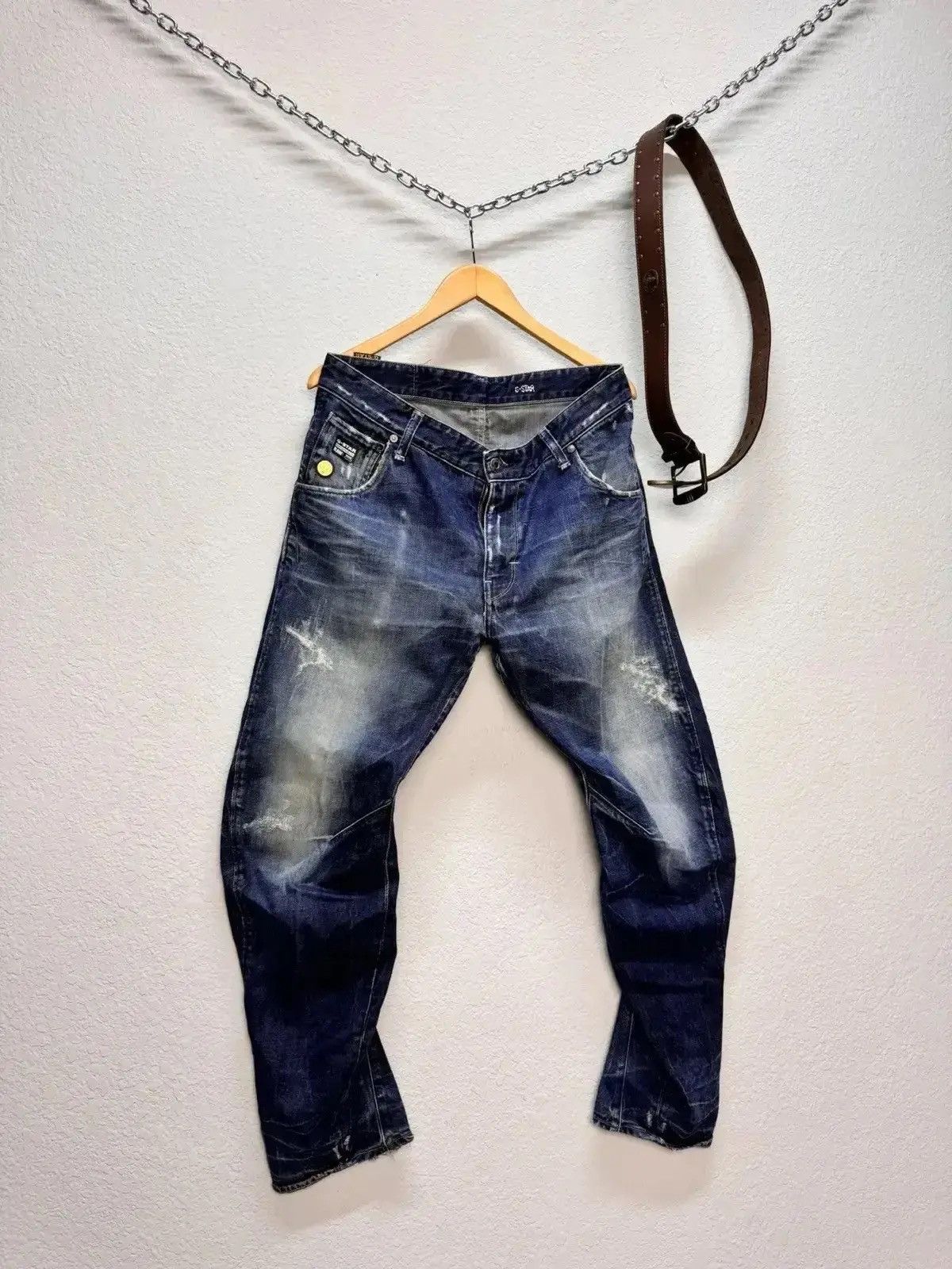 Vintage Vintage Junya Watanabe Style G Star raw Bondage Cargo Pans Size US 32 / EU 48 - 3 Thumbnail