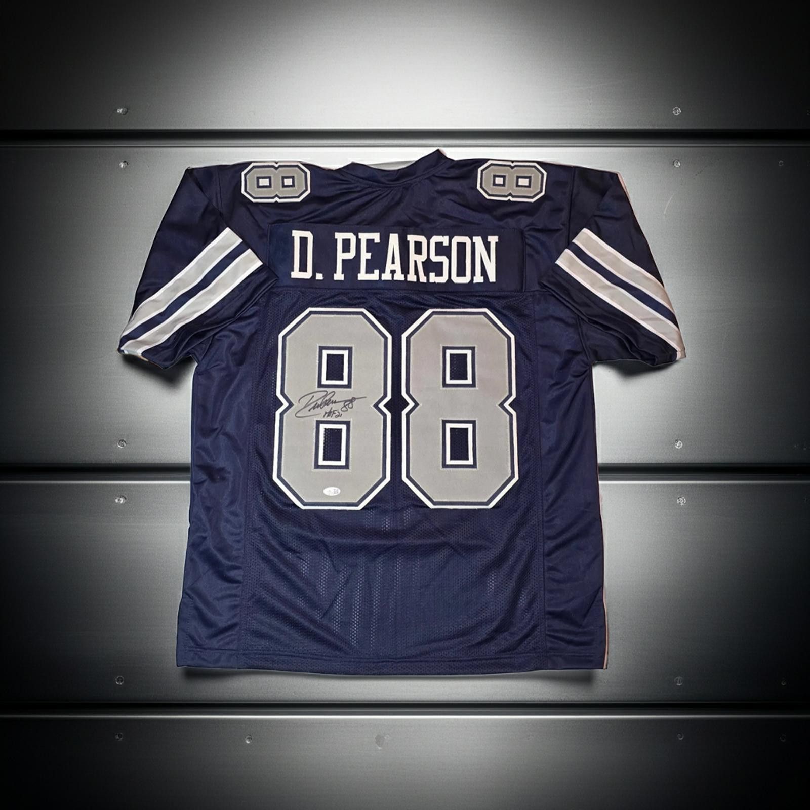 Other Drew Pearson Signed Custom Football Jersey JSA Hologram (XL) Size ONE SIZE - 1 Thumbnail