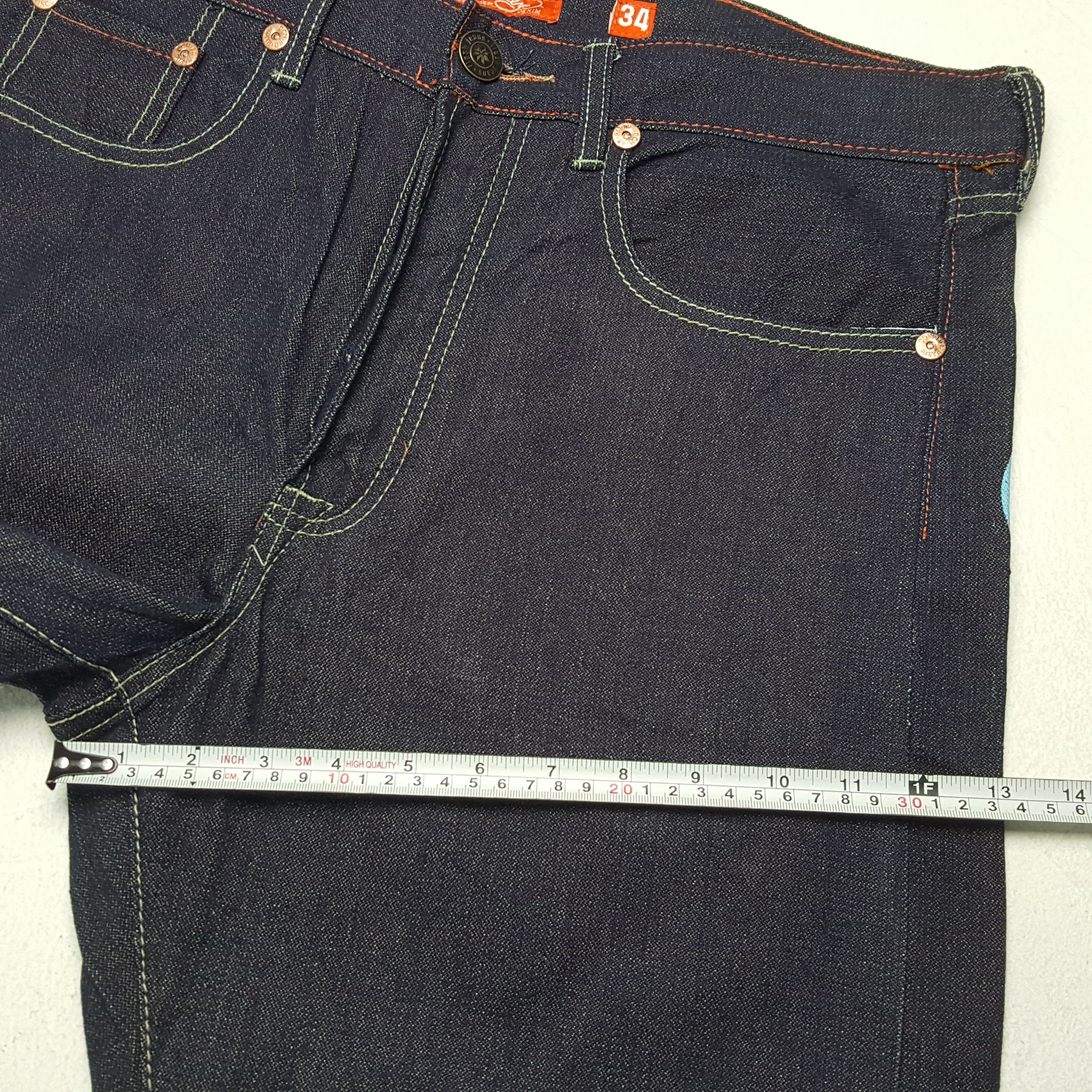 Christian Audigier × Ed Hardy × Vintage ED HARDY Skulls Design Rare Style Streetwear Skater Jeans Size US 36 / EU 52 - 9 Thumbnail