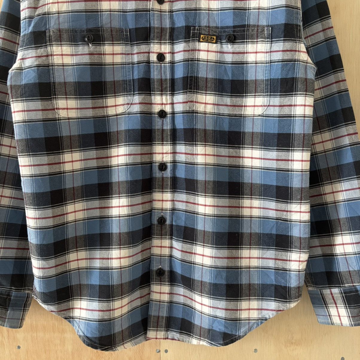 Polo Ralph Lauren Vintage Polo Sport Ralph Lauren Flannel Shirts Size US M / EU 48-50 / 2 - 2 Thumbnail