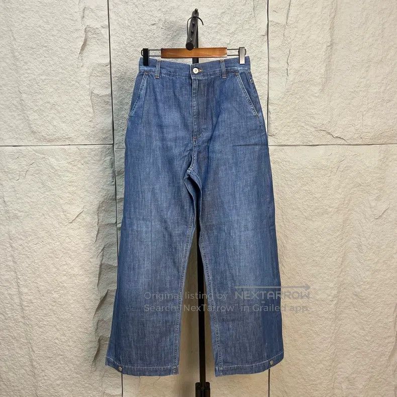 Loewe Loewe High Waisted Straight Washed Jeans Size 42" / US 20 - 1 Thumbnail