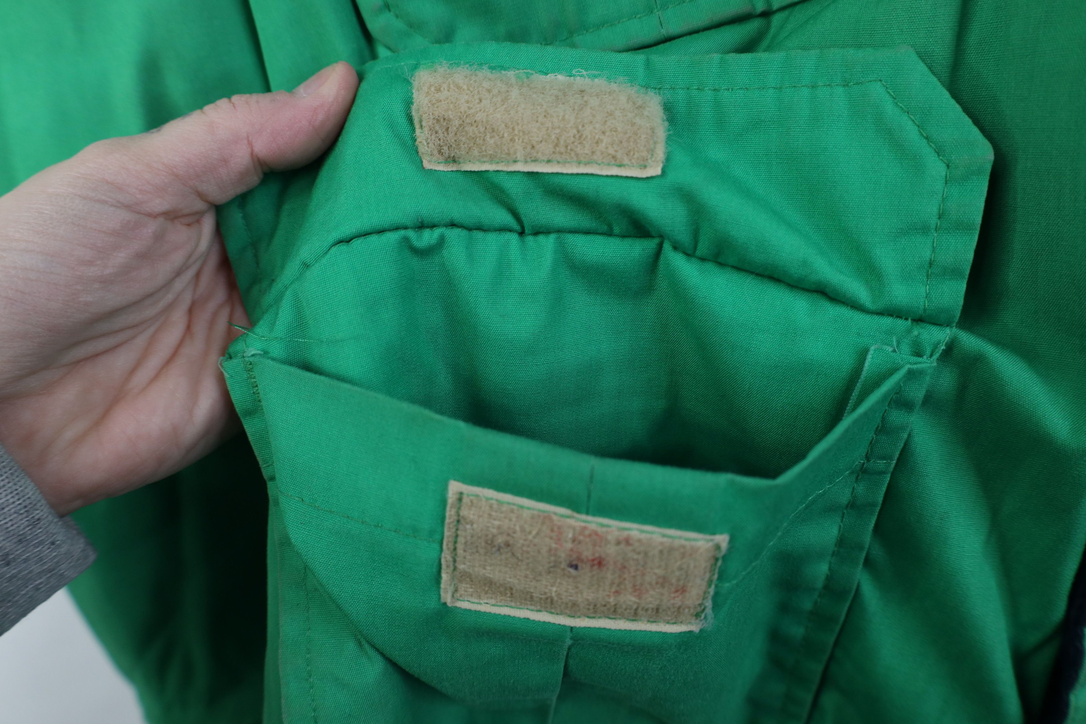 Woolrich Woolen Mills Vintage 70s Woolrich Hooded Parka Jacket Lime Green USA Size XL / US 12-14 / IT 48-50 - 6 Thumbnail