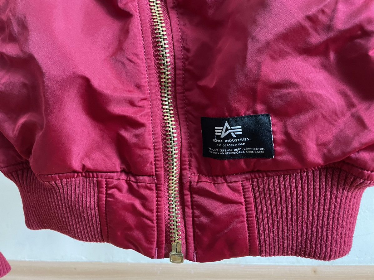Alpha Industries Alpha Industries MA-1 Custom Women’s Jacket *RARE*GERMANY* Size XS / US 0-2 / IT 36-38 - 11 Thumbnail
