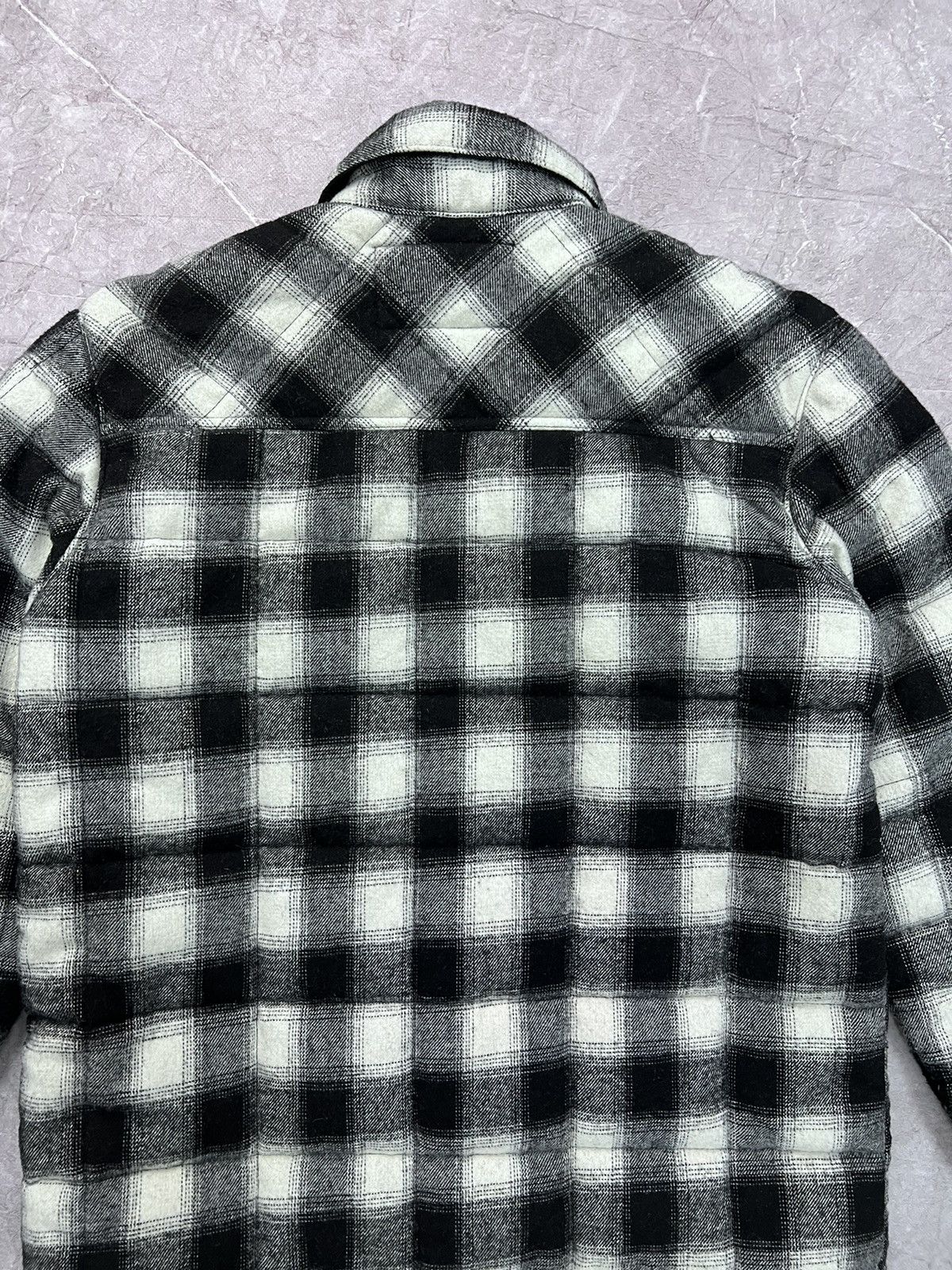 Schott × Vintage Schott NYC DOWN Wool SHIRT BUTTON Jacket BOMBER Size US M / EU 48-50 / 2 - 11 Thumbnail