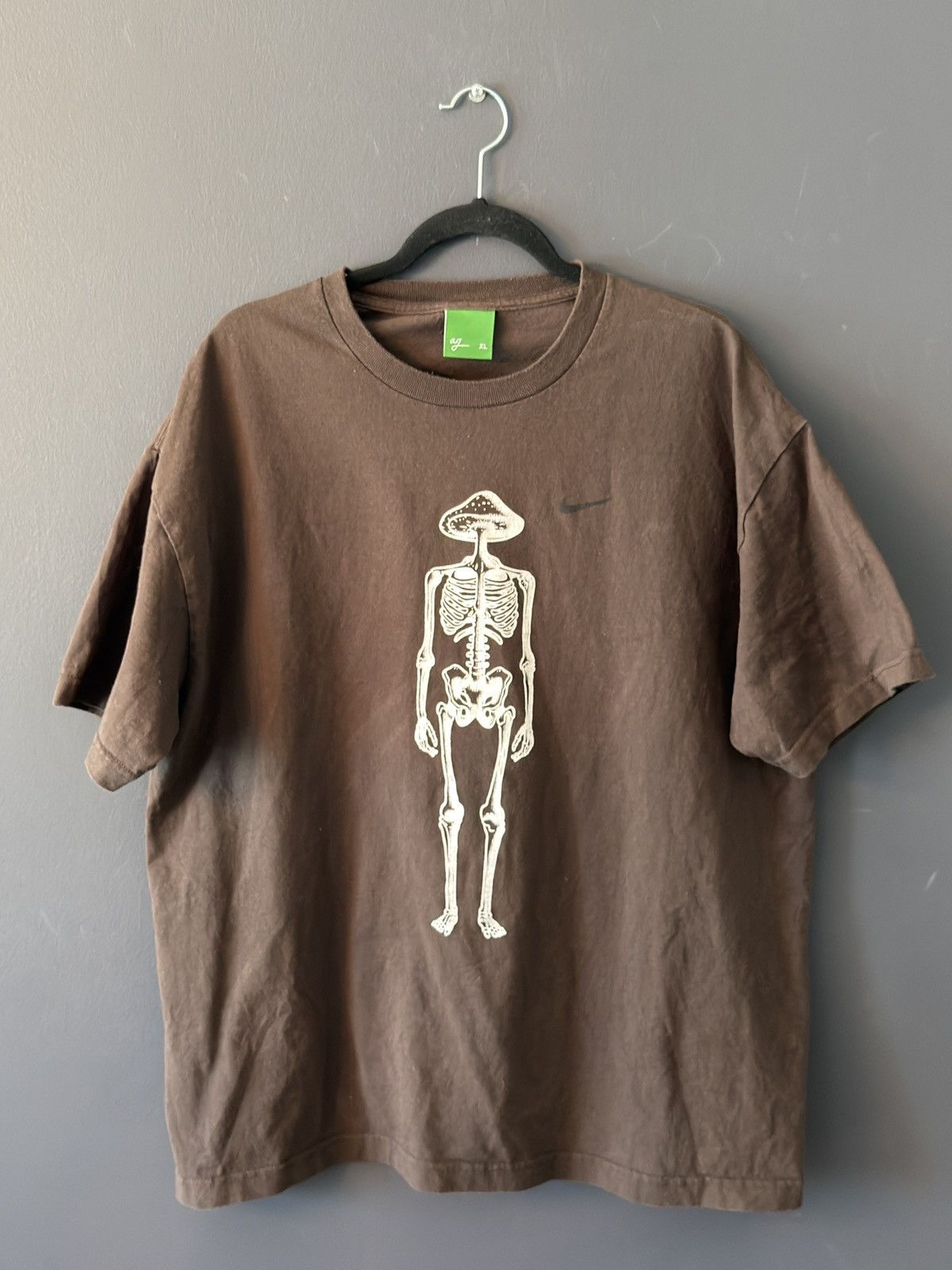 Other Austen AG x Nike x Grateful Dead mushroom skeleton brown tee Size US XL / EU 56 / 4 - 1 Thumbnail