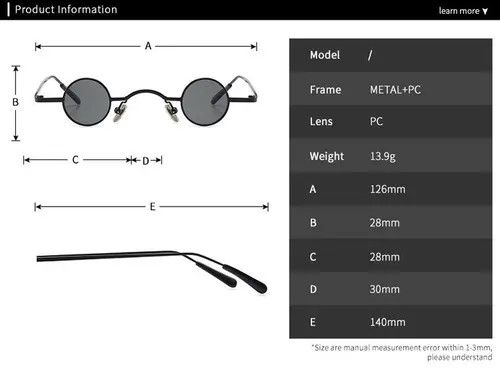 Electric Visual Retro punk sunglasses Size ONE SIZE - 4 Thumbnail