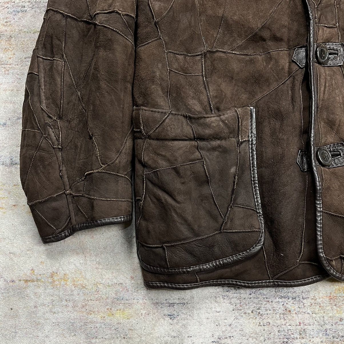 Hai Sporting Gear Vintage 90s Hai Sporting Gear patchwork suede leather jacket Size US M / EU 48-50 / 2 - 5 Thumbnail