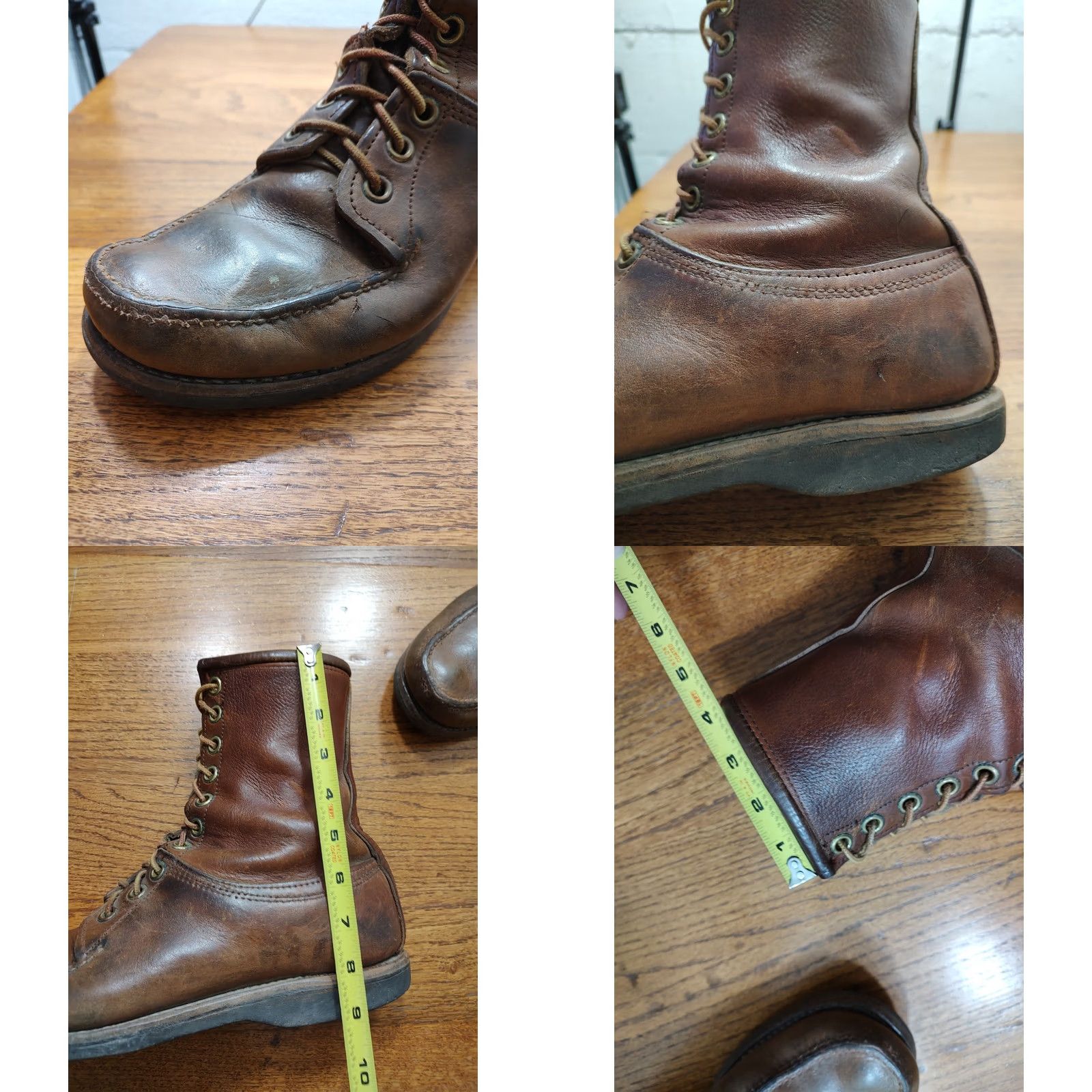Vintage VINTAGE Itasca Boots Mens 11 Brown Leather Lace Up Outdoor Work Hiking 80s Mens Boots Size US 10 / EU 43 - 10 Thumbnail