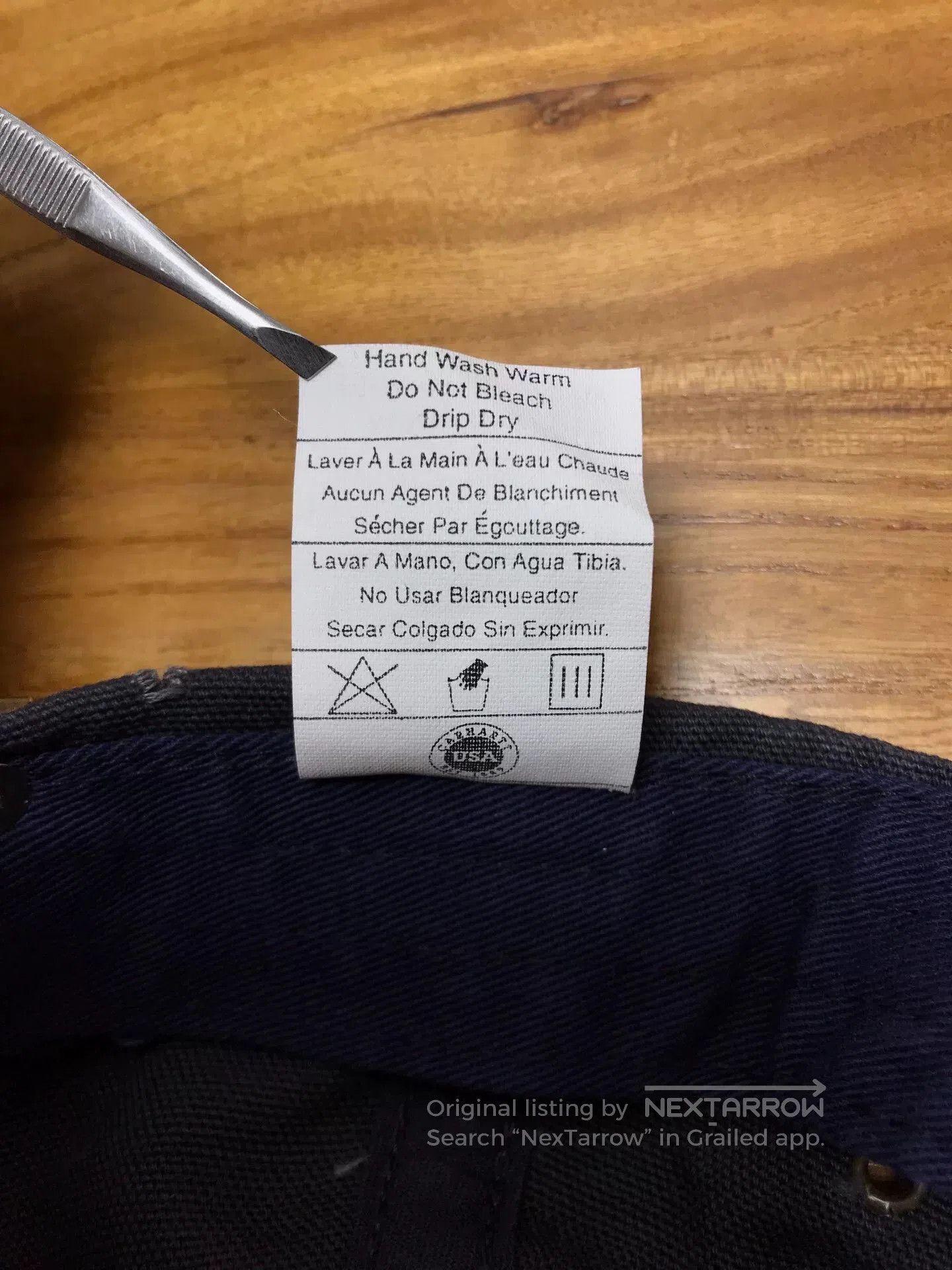 Carhartt Carhartt A75 PTB Oil Blue Baseball Cap. Size ONE SIZE - 9 Thumbnail
