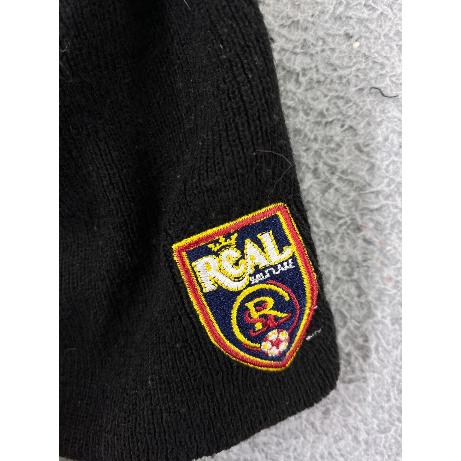 Adidas Adidas Beanie Adult One Size Black MLS Real Salt Lake Soccer Logo Acrylic Knit Size ONE SIZE - 4 Thumbnail