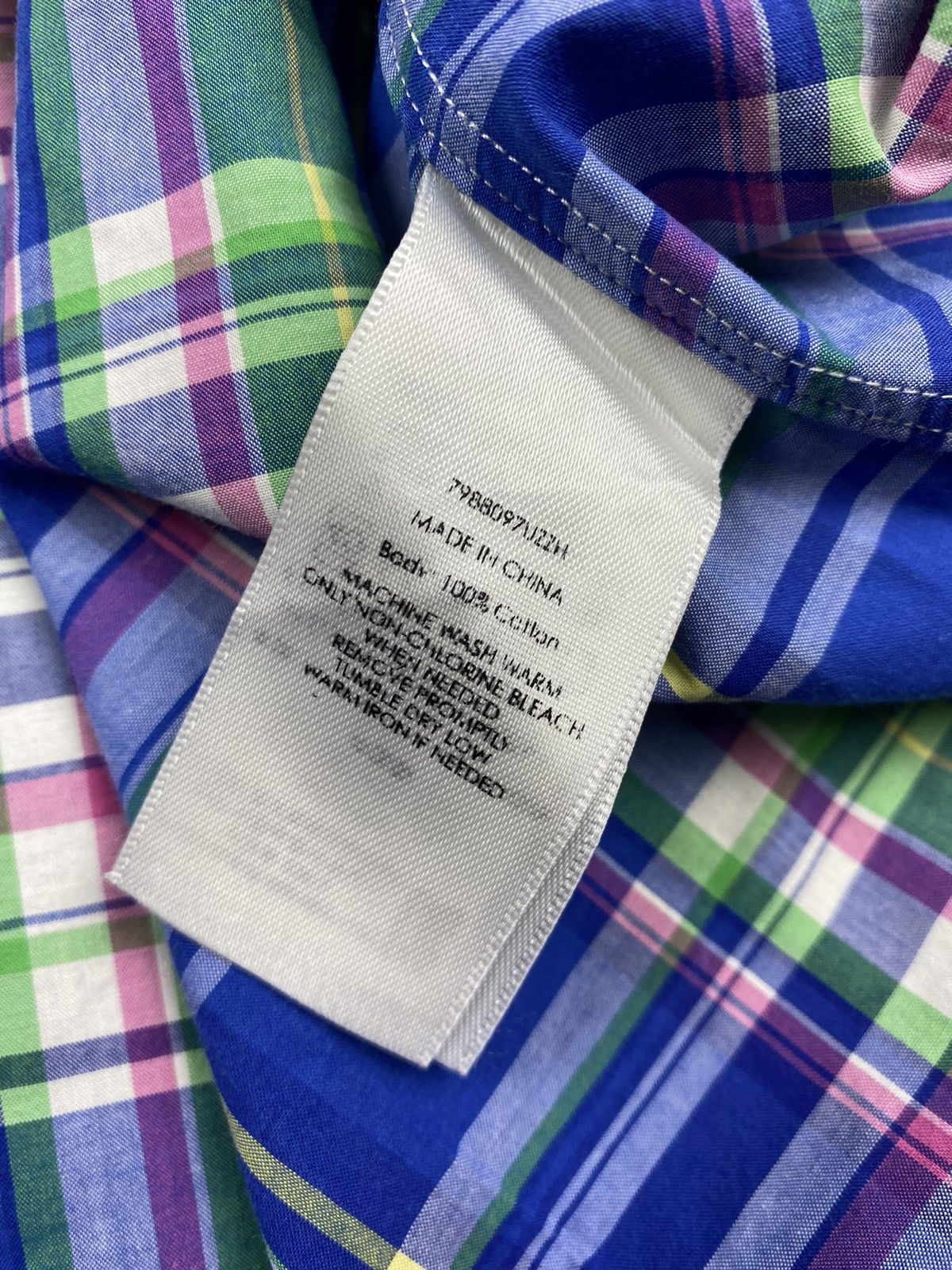 Polo Ralph Lauren × Vintage Vintage 90s Polo Ralph Lauren Button Up Shirt Size US M / EU 48-50 / 2 - 9 Thumbnail
