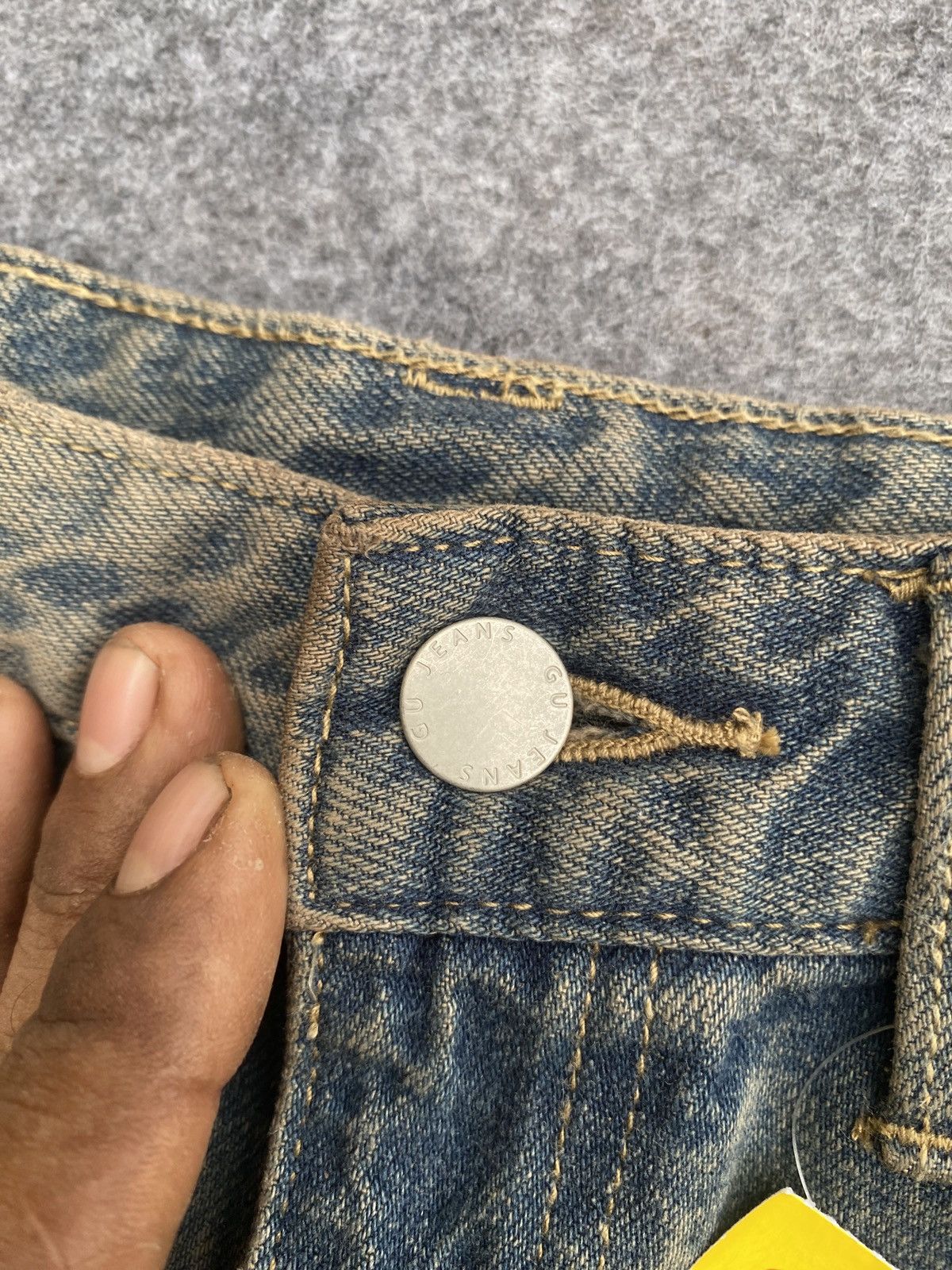 GU × If Six Was Nine × PPFM Vintage g.u baggy denim Size US 29 - 3 Thumbnail