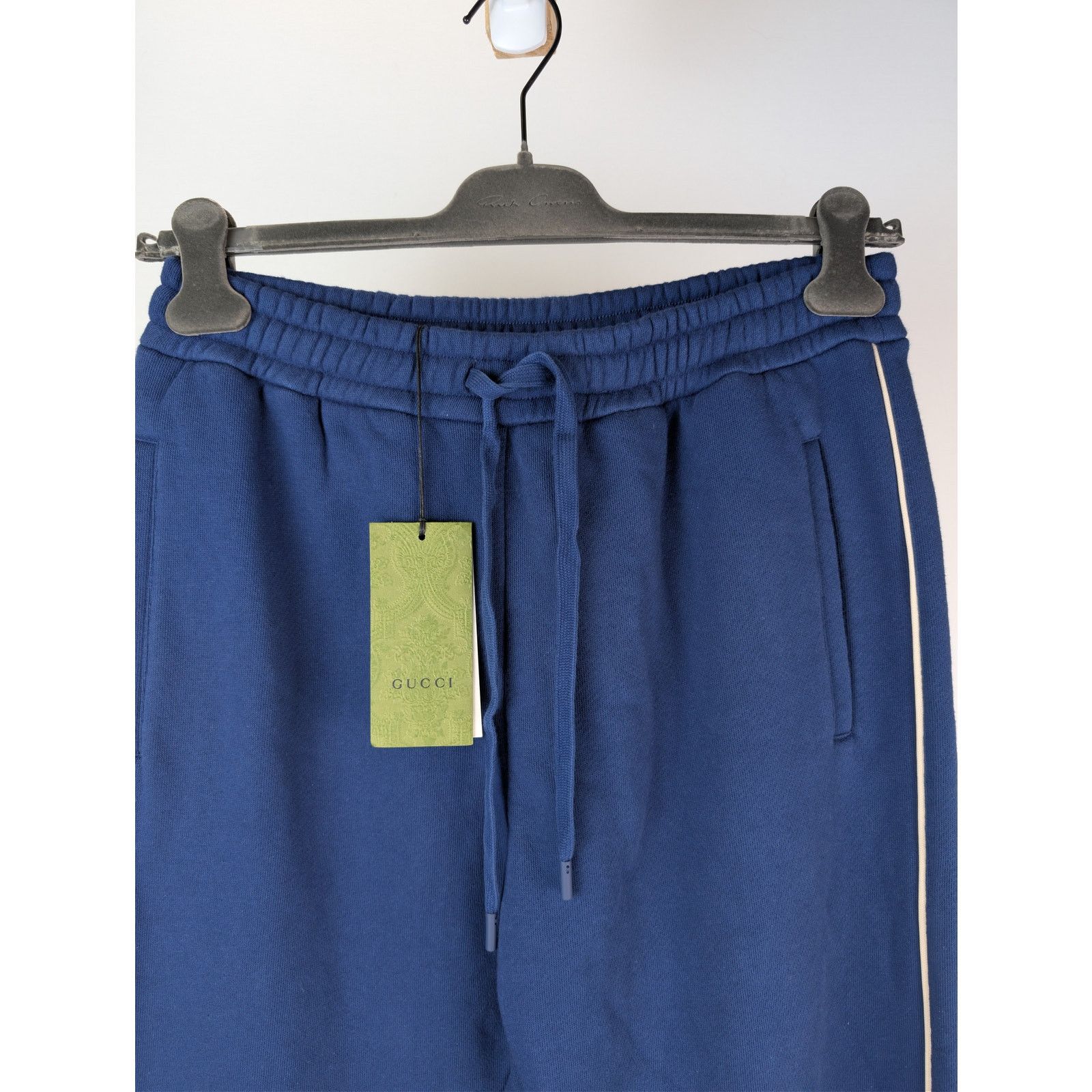 Gucci o1rshd1 Heavy Felted Cotton Jersey Trackpants Inchiostro/Mix Size US 30 / EU 46 - 7 Thumbnail
