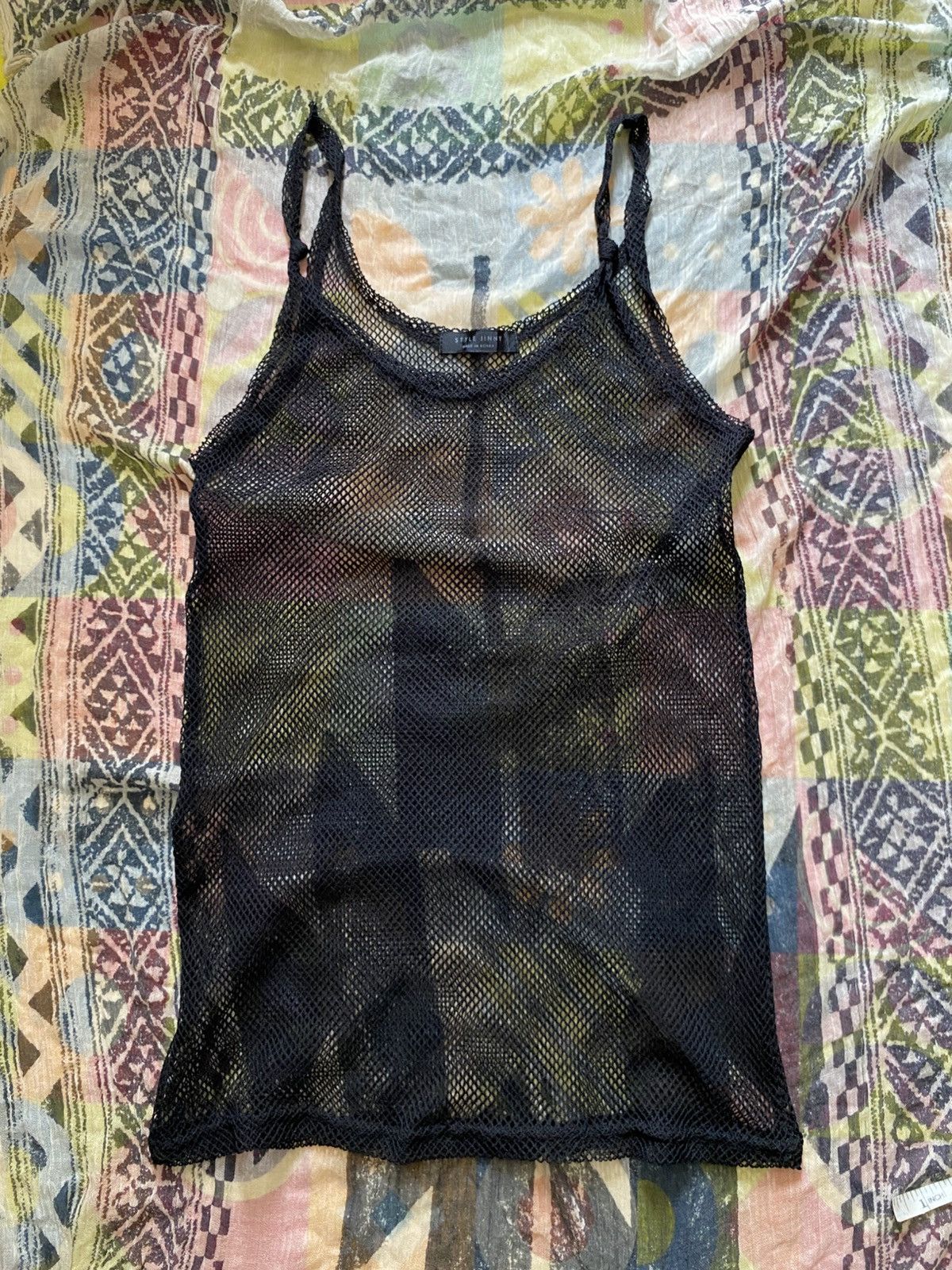 Japanese Brand Vintage style jinny fishnet punk tanktop y2k Size US M / EU 48-50 / 2 - 1 Thumbnail